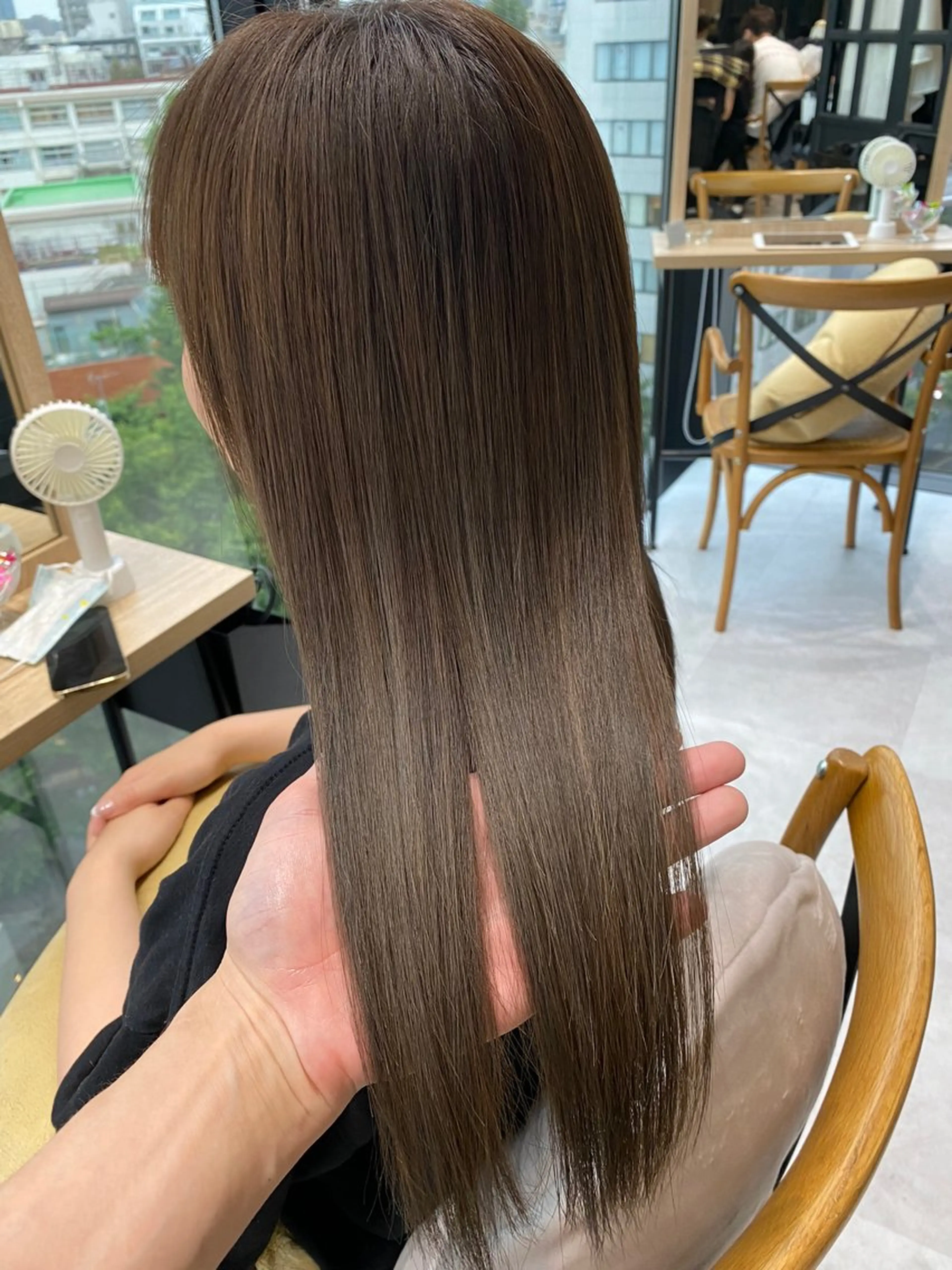 ロング 伸ばしかけ 髪質改善 縮毛矯正 ショート職人 美容師【KENTA】のヘアスタイル