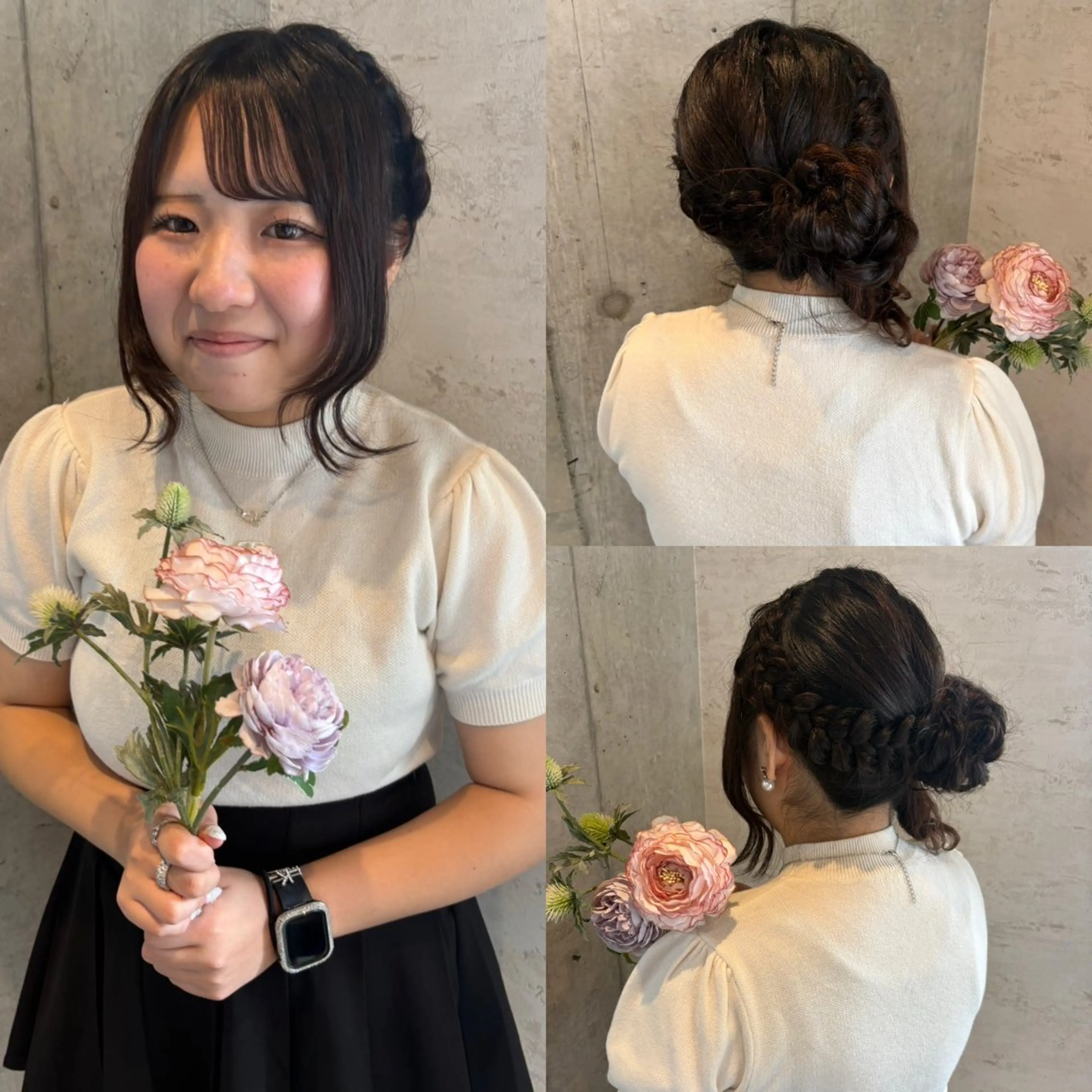ヘアアレンジ ヘアセット 美髪× ヘアセット✨Araiのヘアスタイル