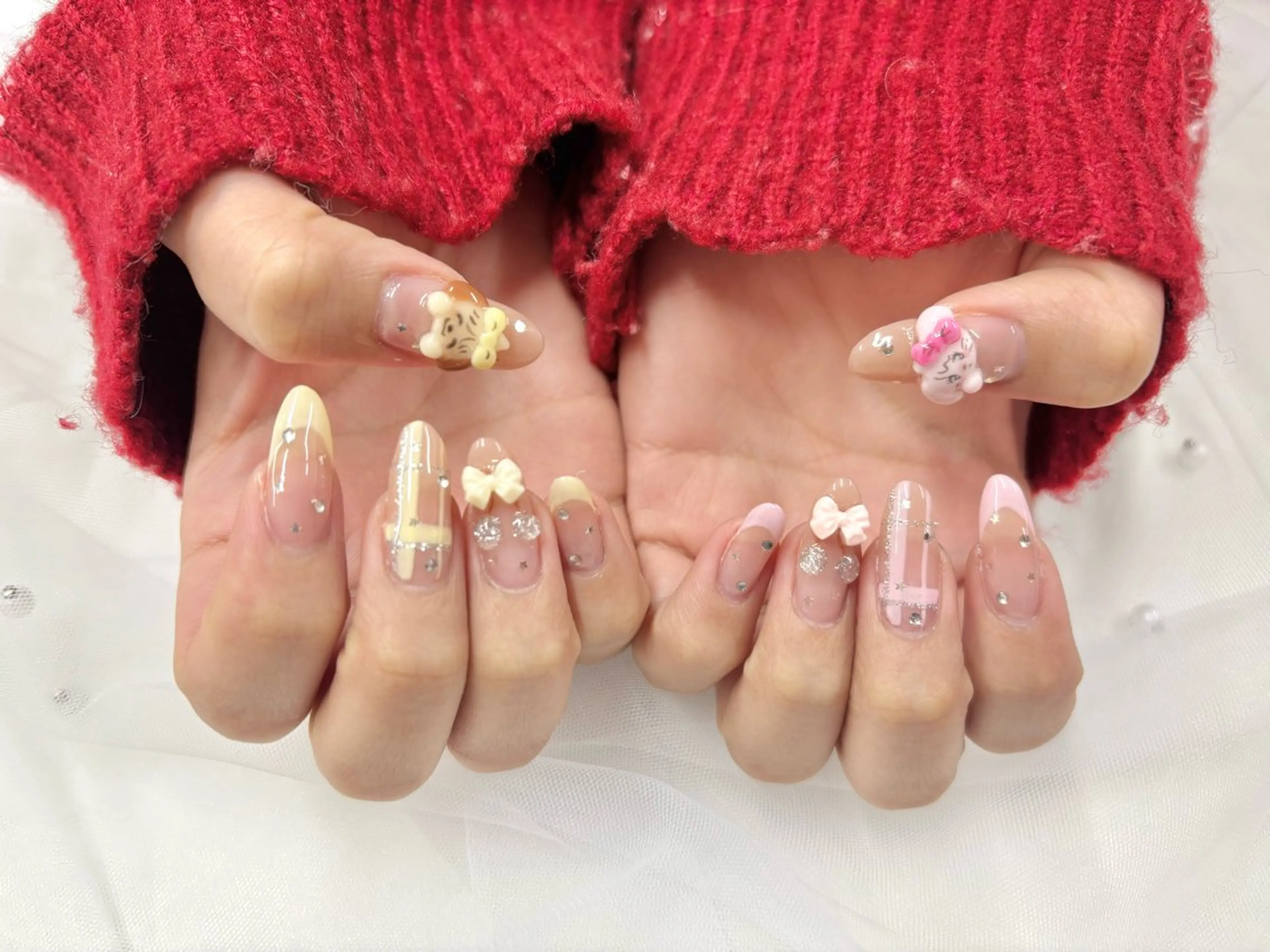 ネイル フレンチネイル ロングネイル Sakura Hのネイルデザイン