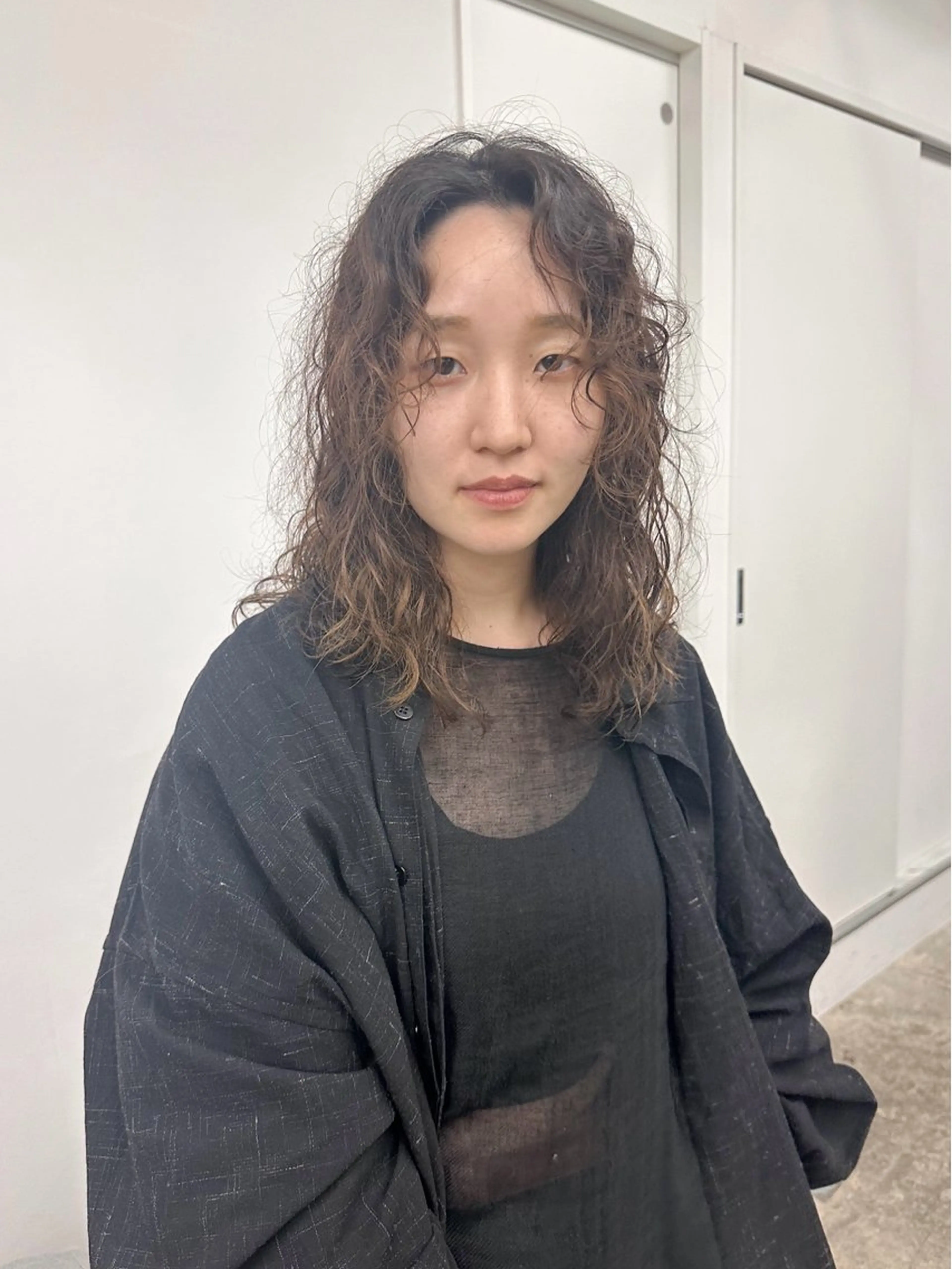 🏷️カット+デジタルパーマ+トリートメント🏷️の写真