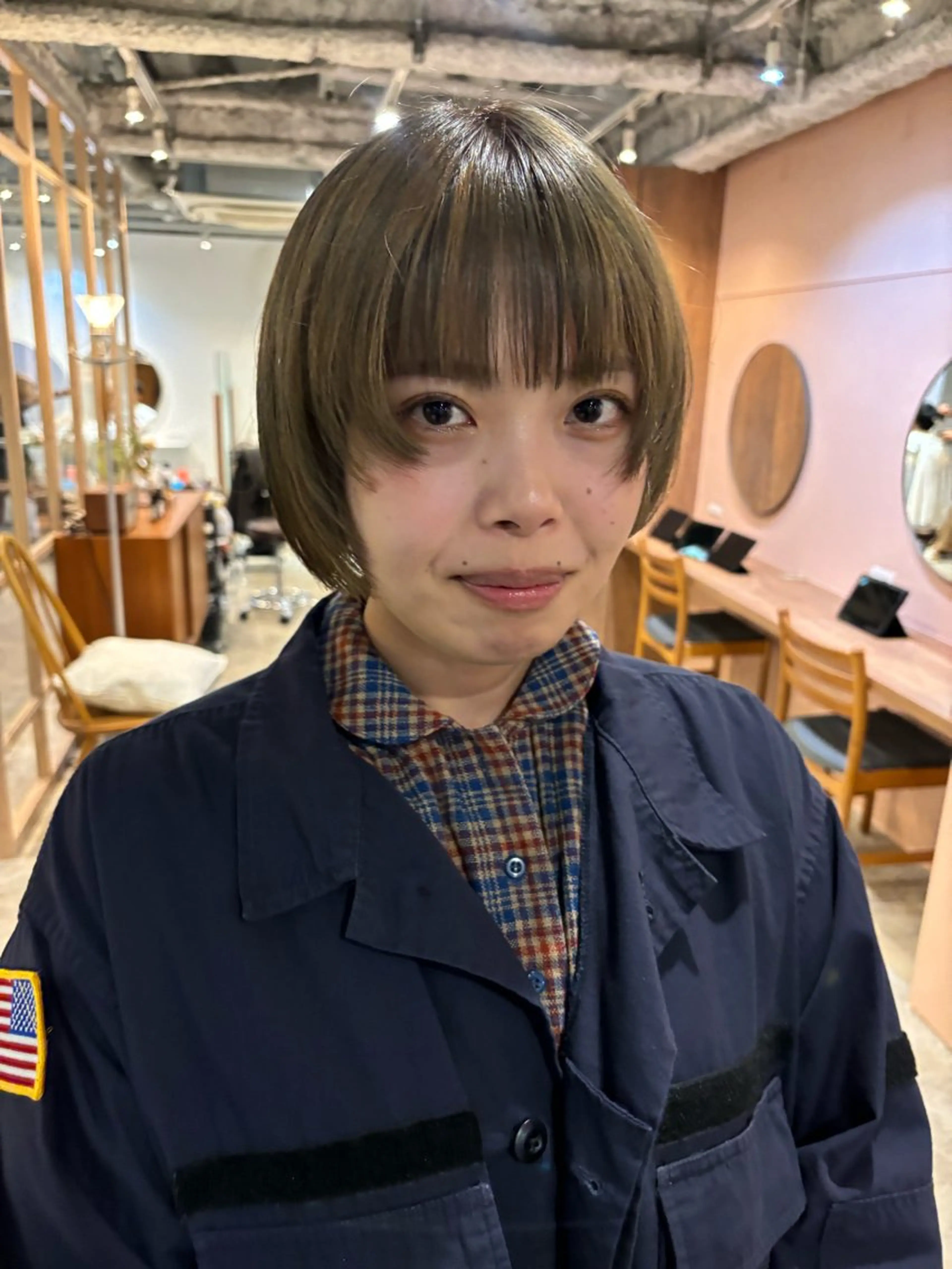 ショート カラー カット ヘアカラー トリートメント Hayashi Shioriのヘアスタイル