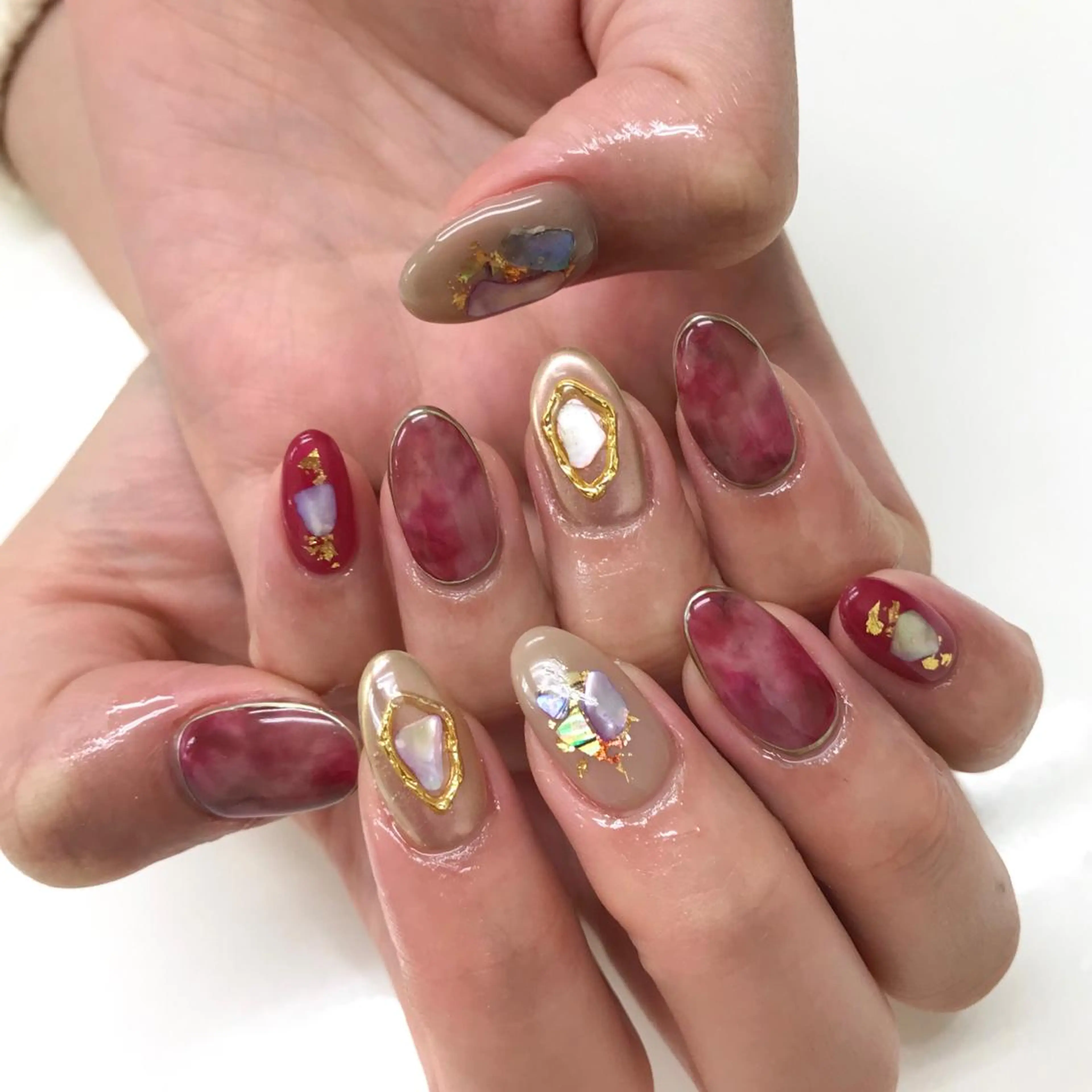 ネイル ハンドネイル Hisaka Mikiのネイルデザイン