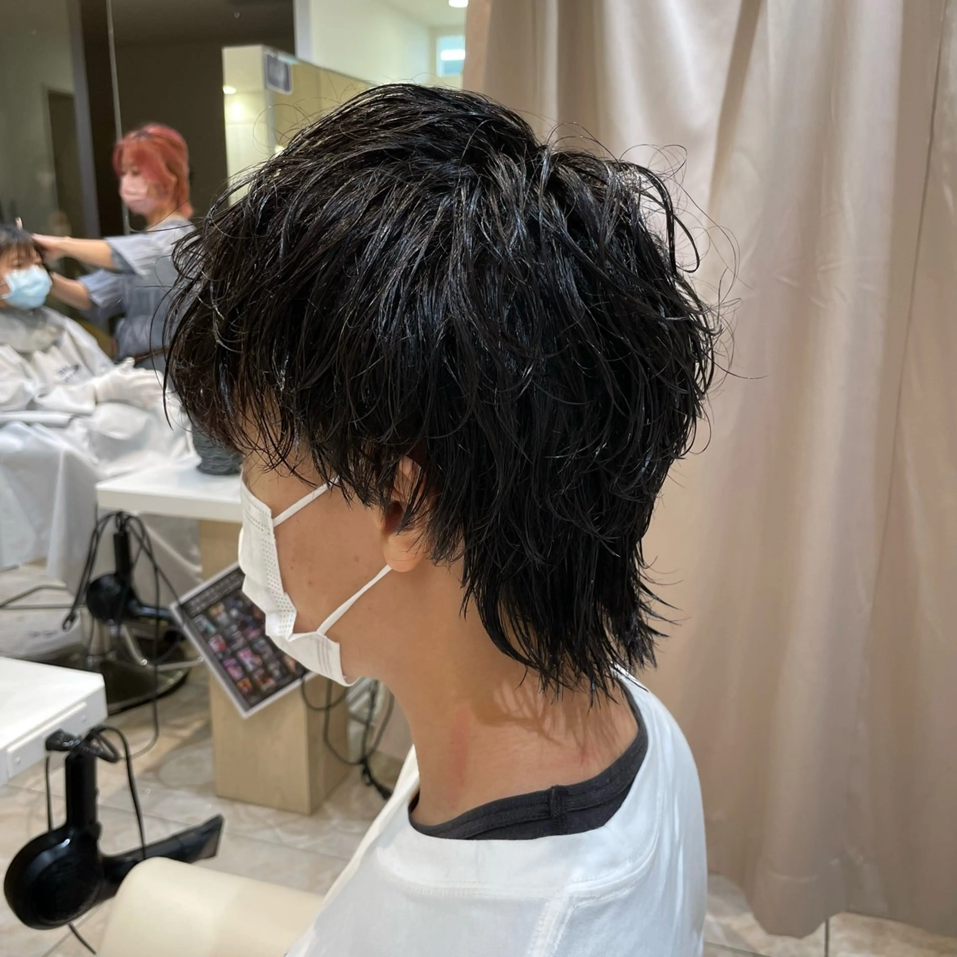 メンズカット【ウルフ】+シャンプーの写真