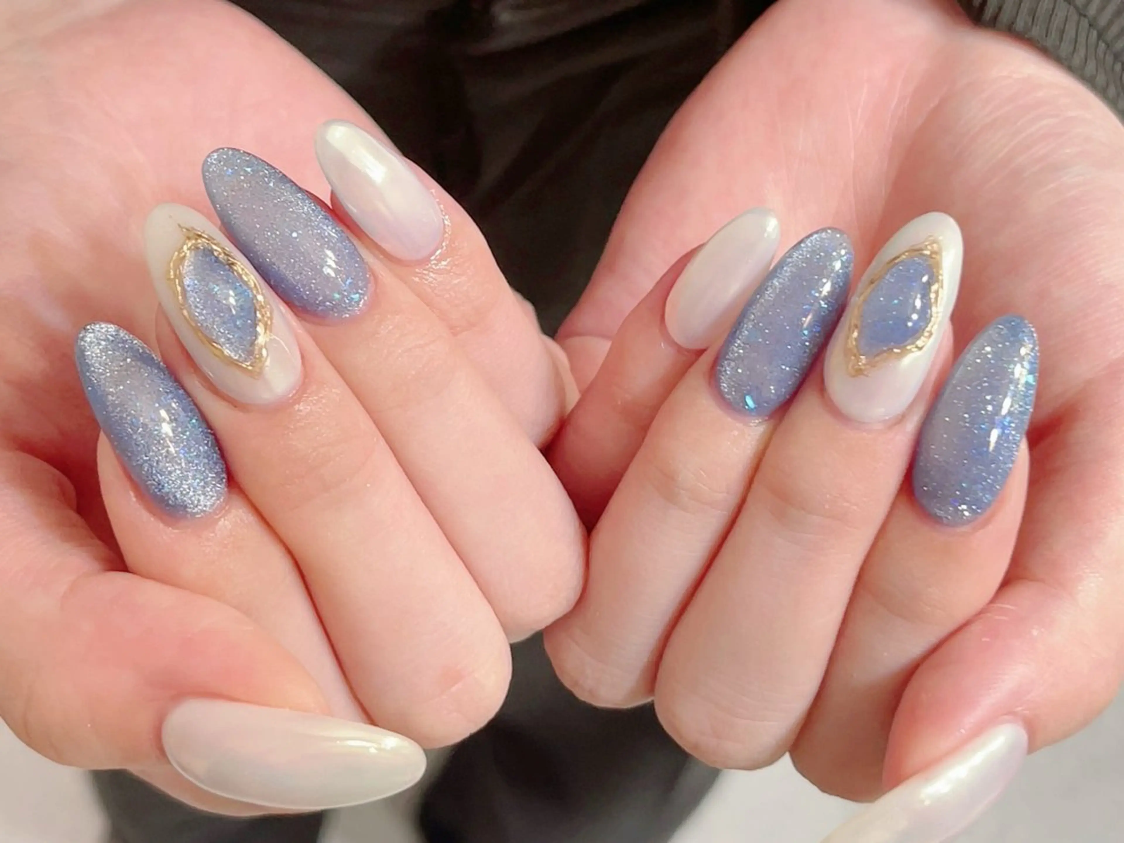 ネイル アートネイル クリアネイル 成人式 長さ出し フラッシュネイル か な🧚♀️のネイルデザイン