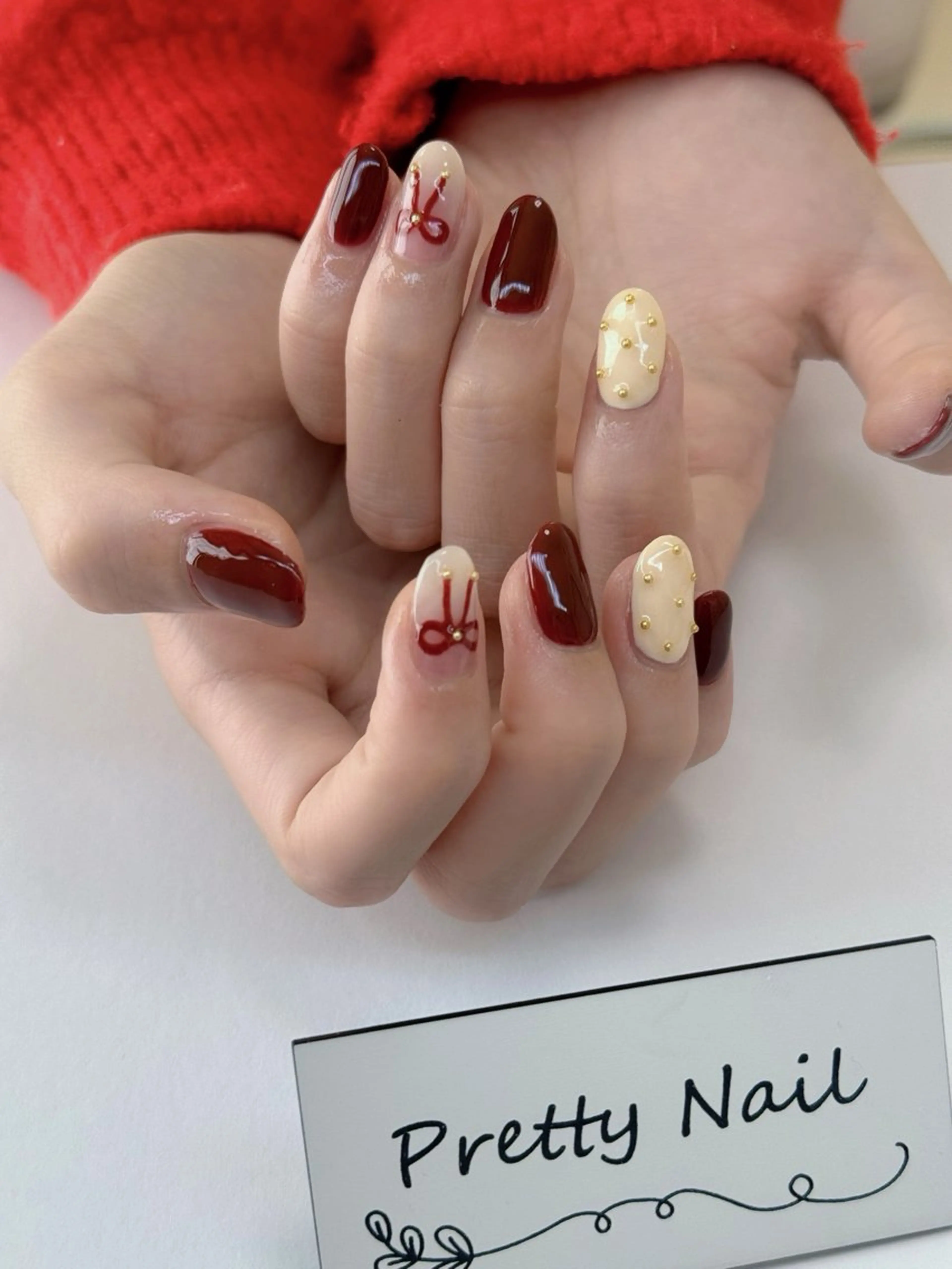 ネイル ハンドネイル Prettynail 本厚木自宅サロンのネイルデザイン