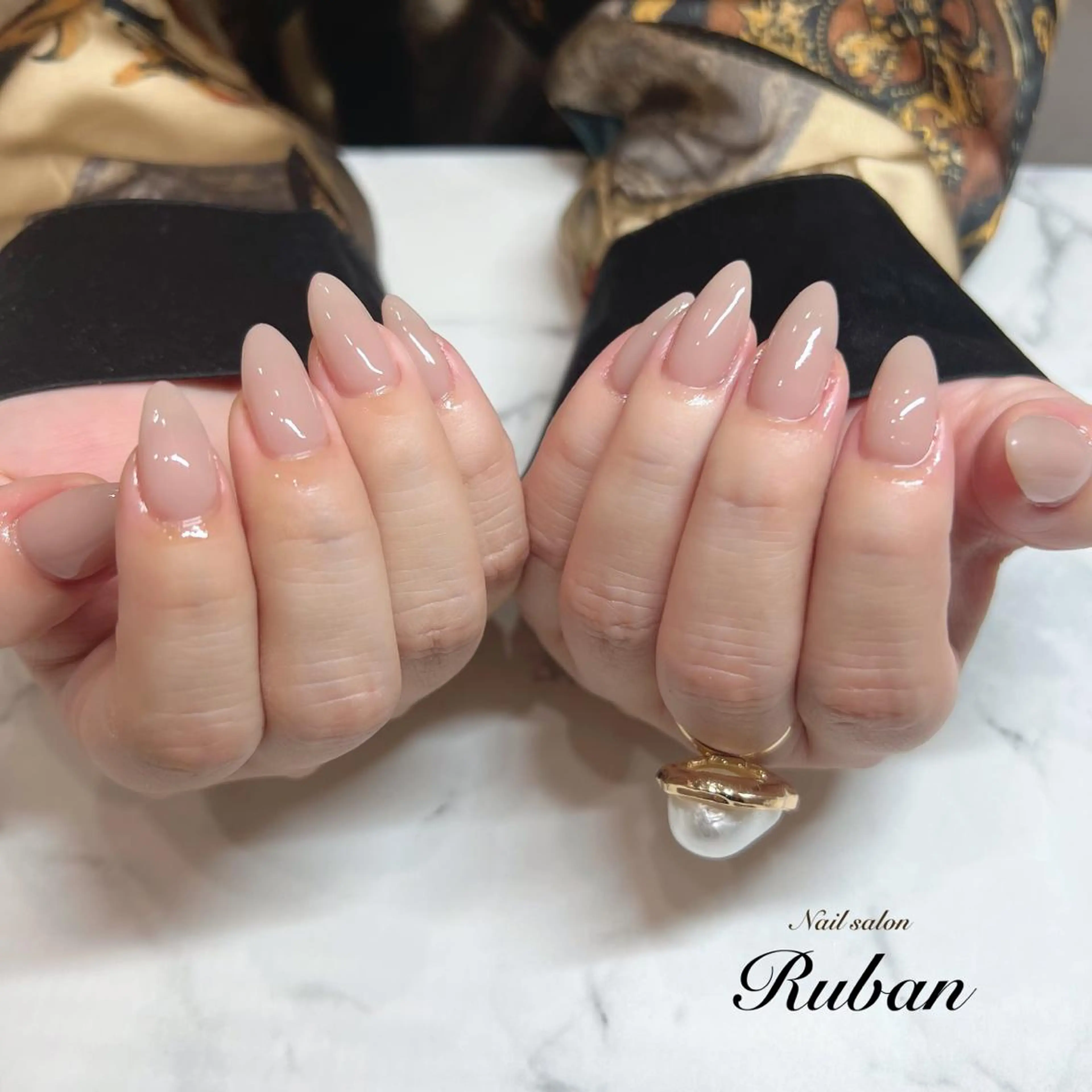 ネイル ワンカラーネイル シンプルネイル Nail salon Rubanのネイルデザイン
