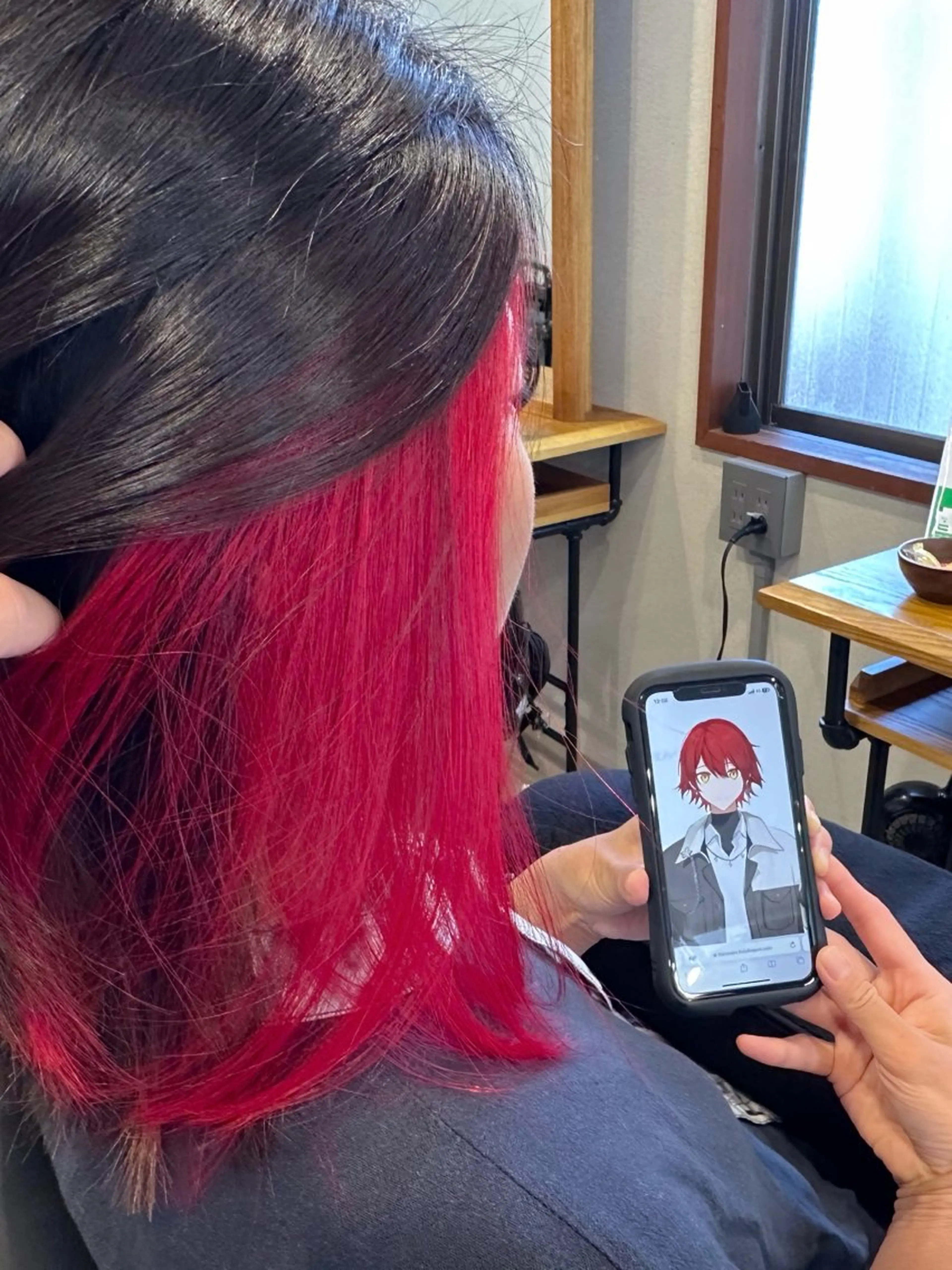 ミディアム カラー レッドカラー affect 上大岡所属・《髪質改善・縮毛矯正 /ブリーチ》坂本爽のヘアスタイル