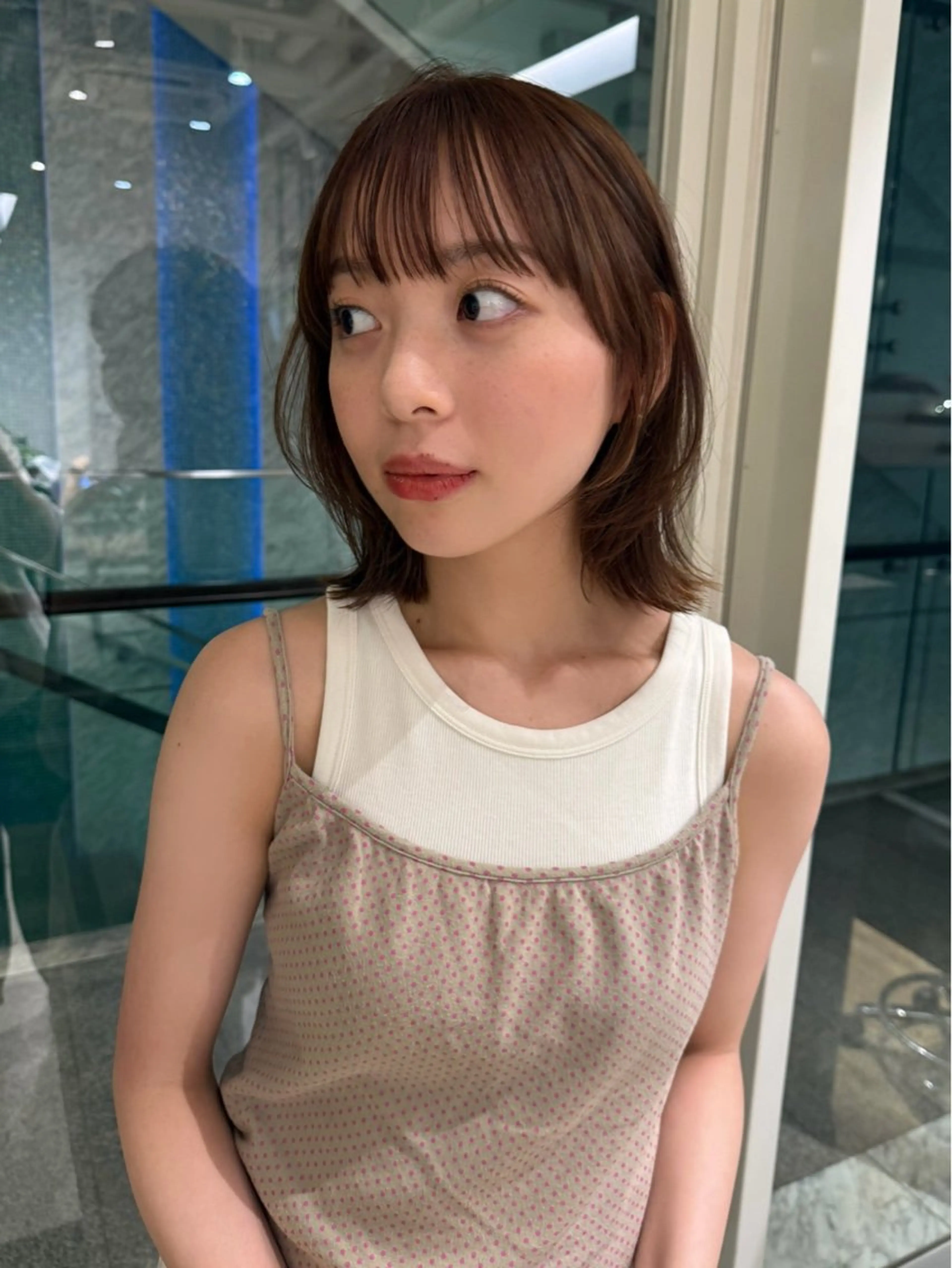 ミディアム レイヤーカット 表参道SHEA Am iのヘアスタイル