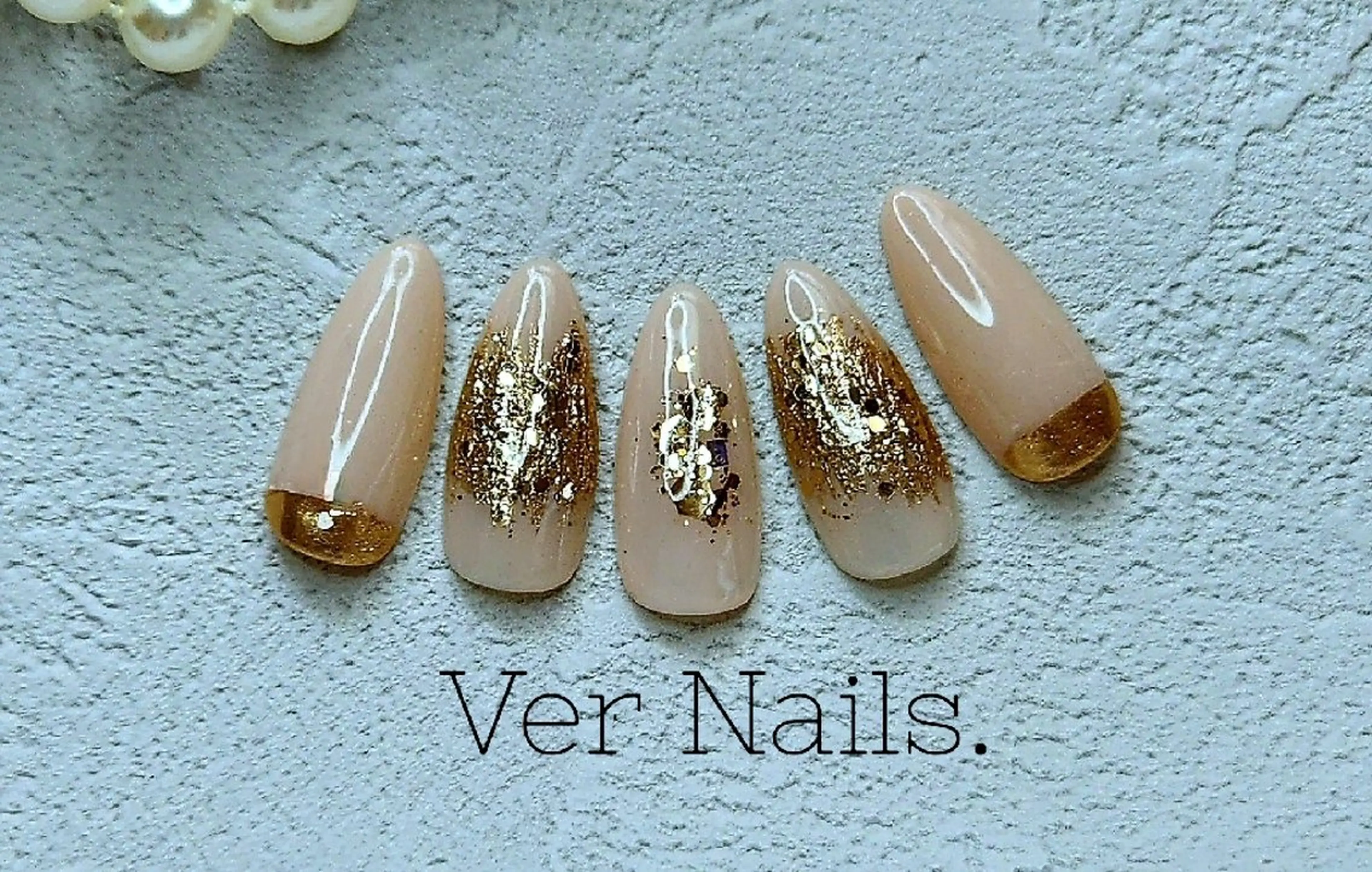 ネイル ラメ(グリッター) ミラーネイル ニュアンスネイル ハンドネイル Ver  Nails.のその他イメージ