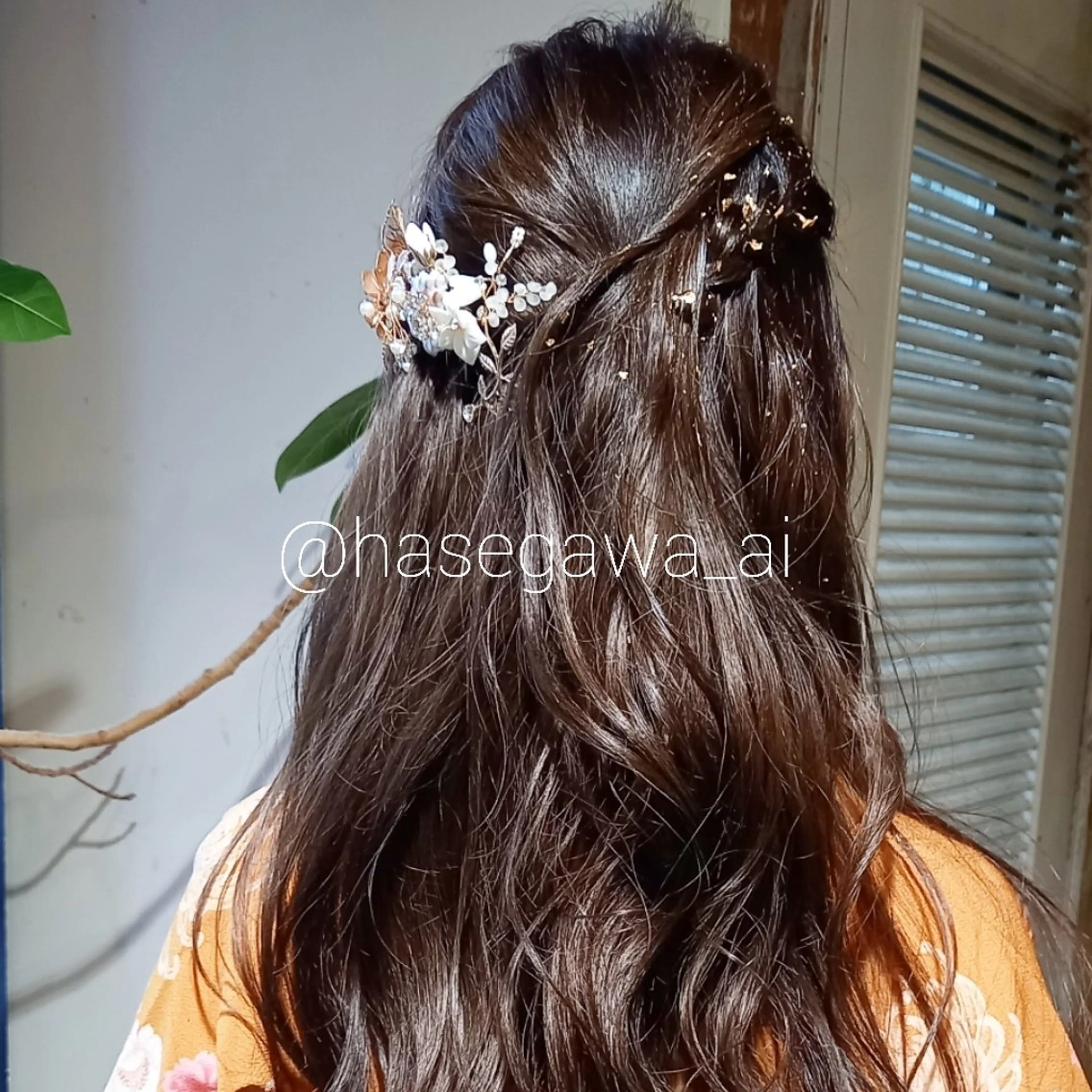 ロング ヘアアレンジ EMANON 心斎橋所属・デザインカラー /aiのヘアスタイル