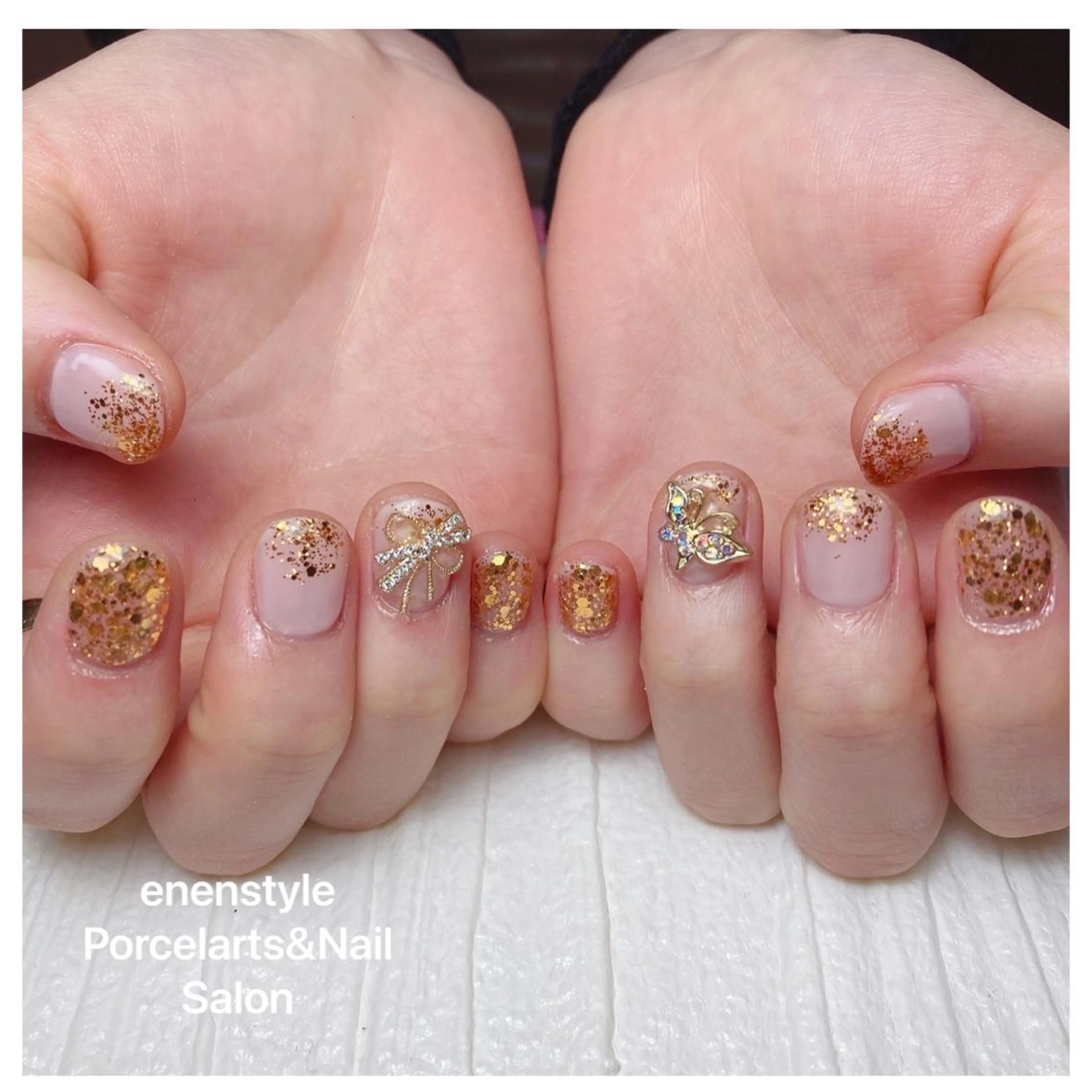 ミディアム ネイル 👑enen style👑のネイルデザイン