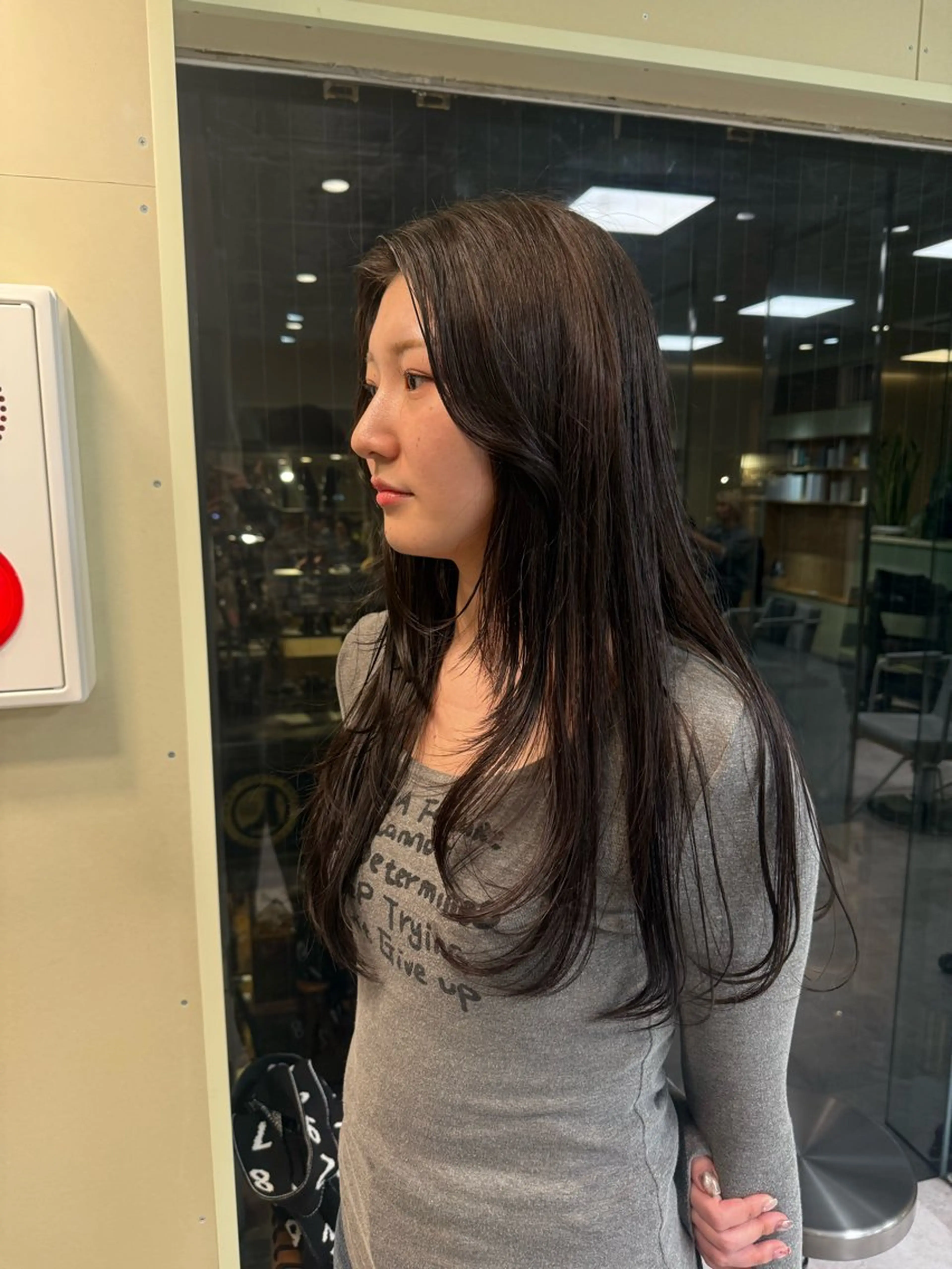 ロング カラー カット ヘアカラー 伶風/ボブ/ ハッシュカットのヘアスタイル