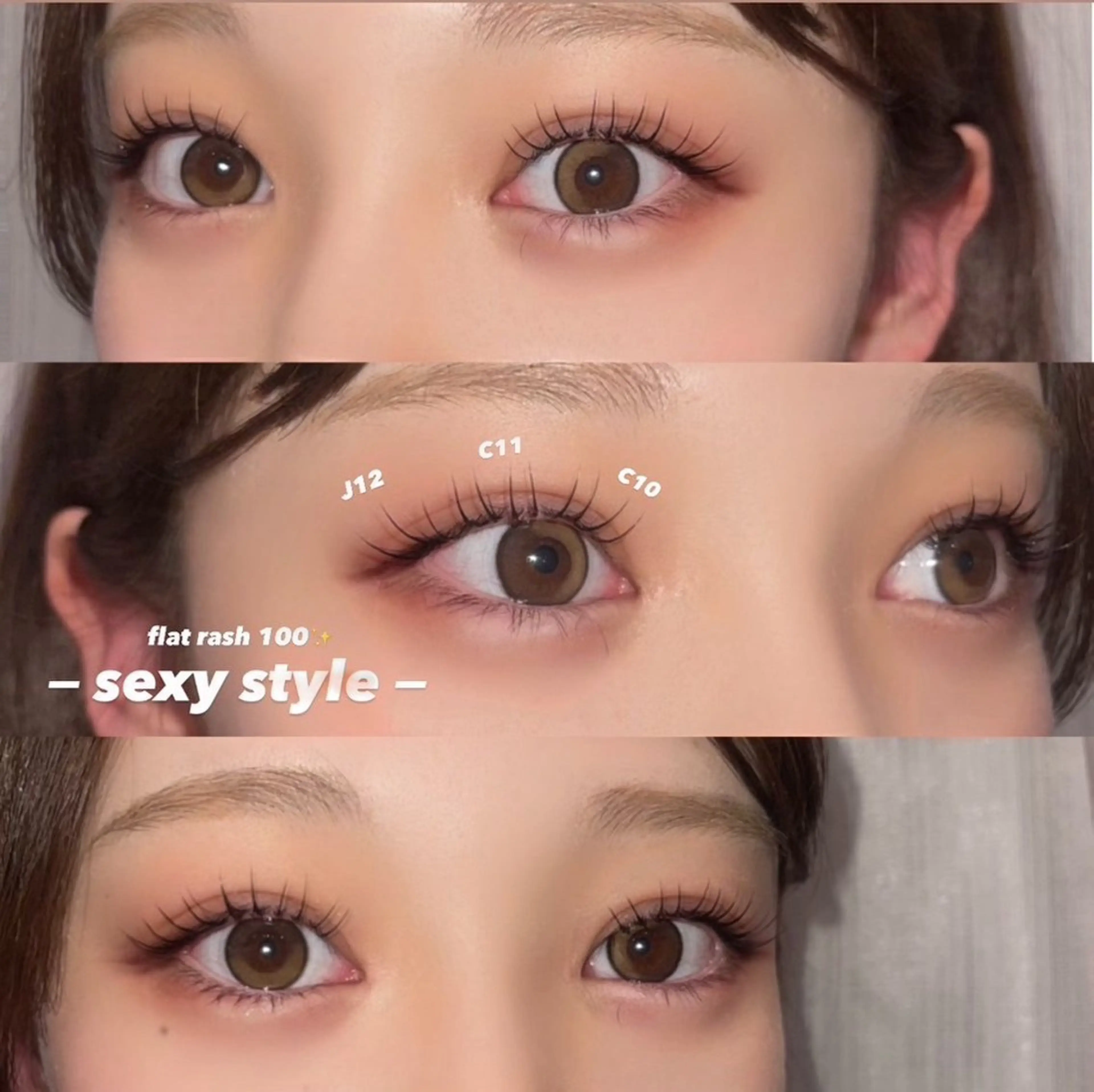 マツエク カシミヤ 100本の写真