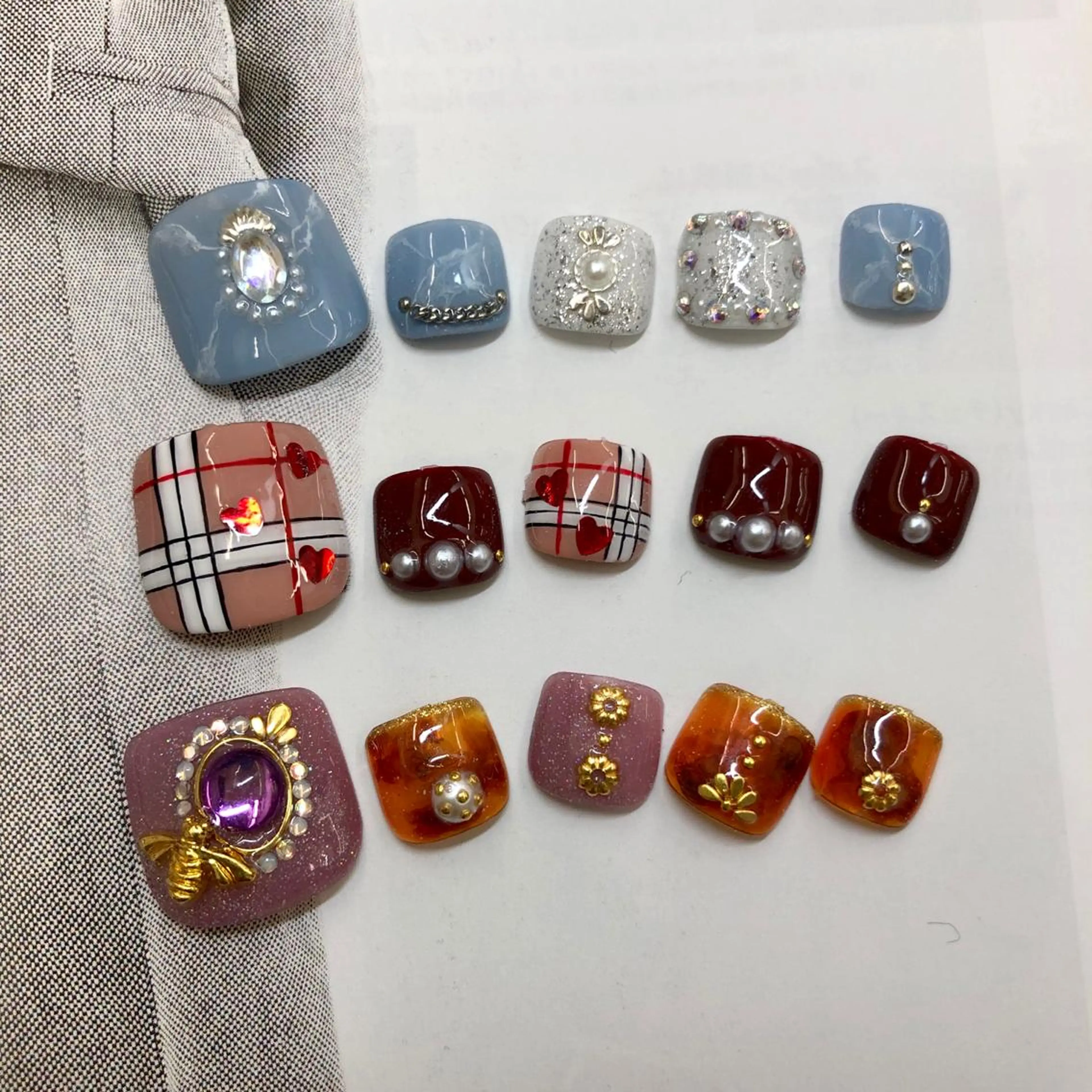 ネイル フットネイル 🎀AYAKO 🎀中韓ネイルのネイルデザイン