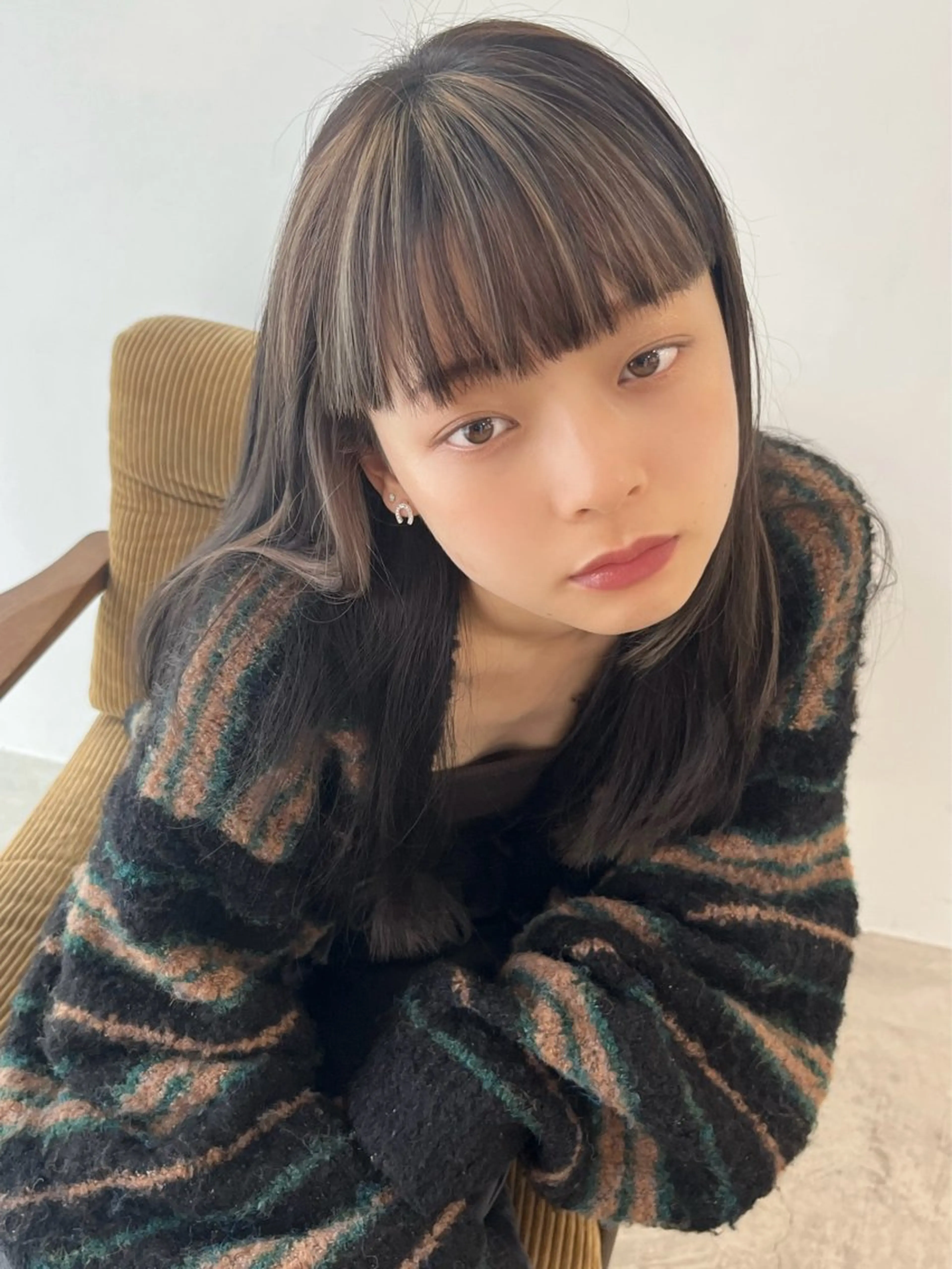 セミロング 🐰桃山台/髪質改善 山亀のヘアスタイル