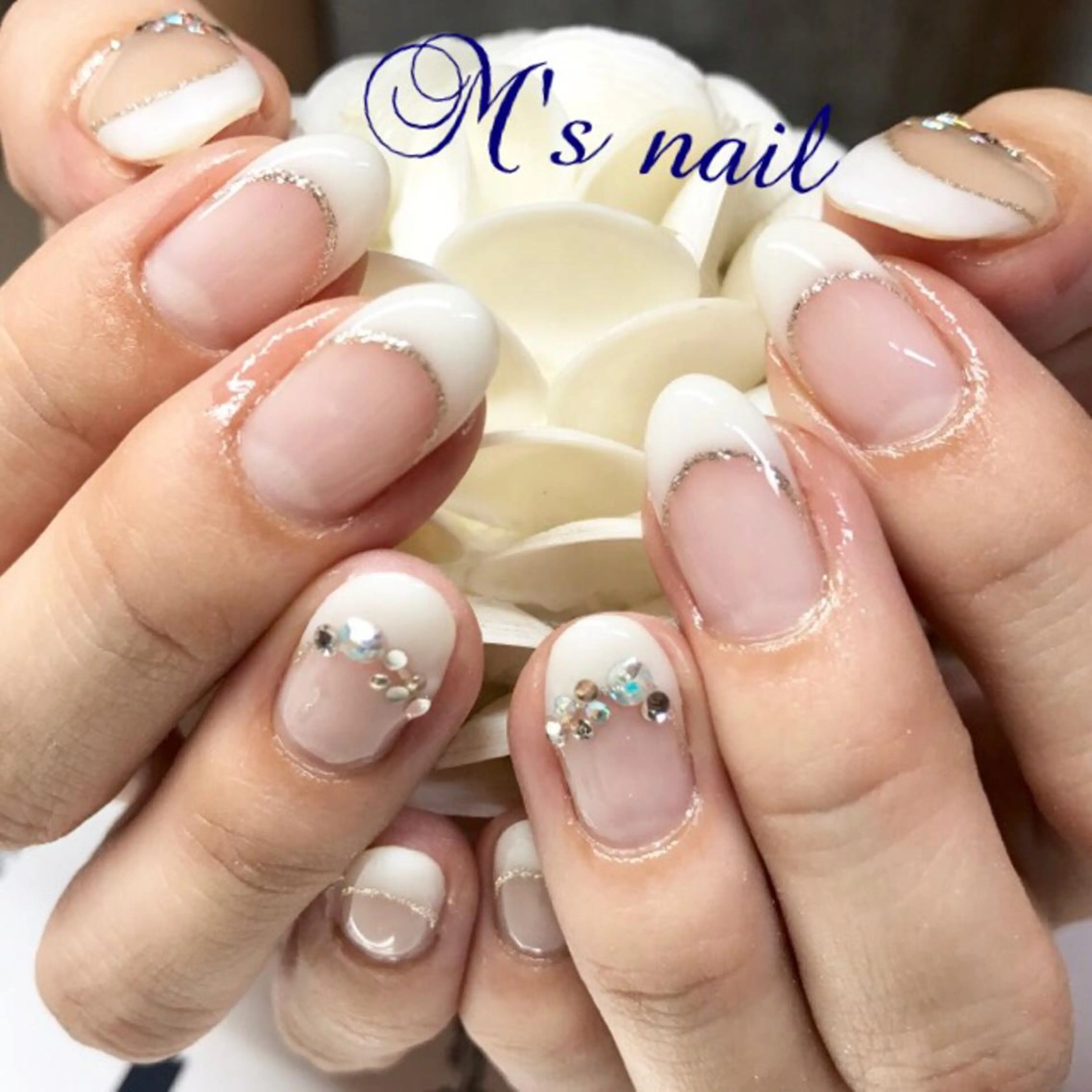 ネイル フレンチネイル M's nail所属・M's nail ..高幡不動のネイルデザイン