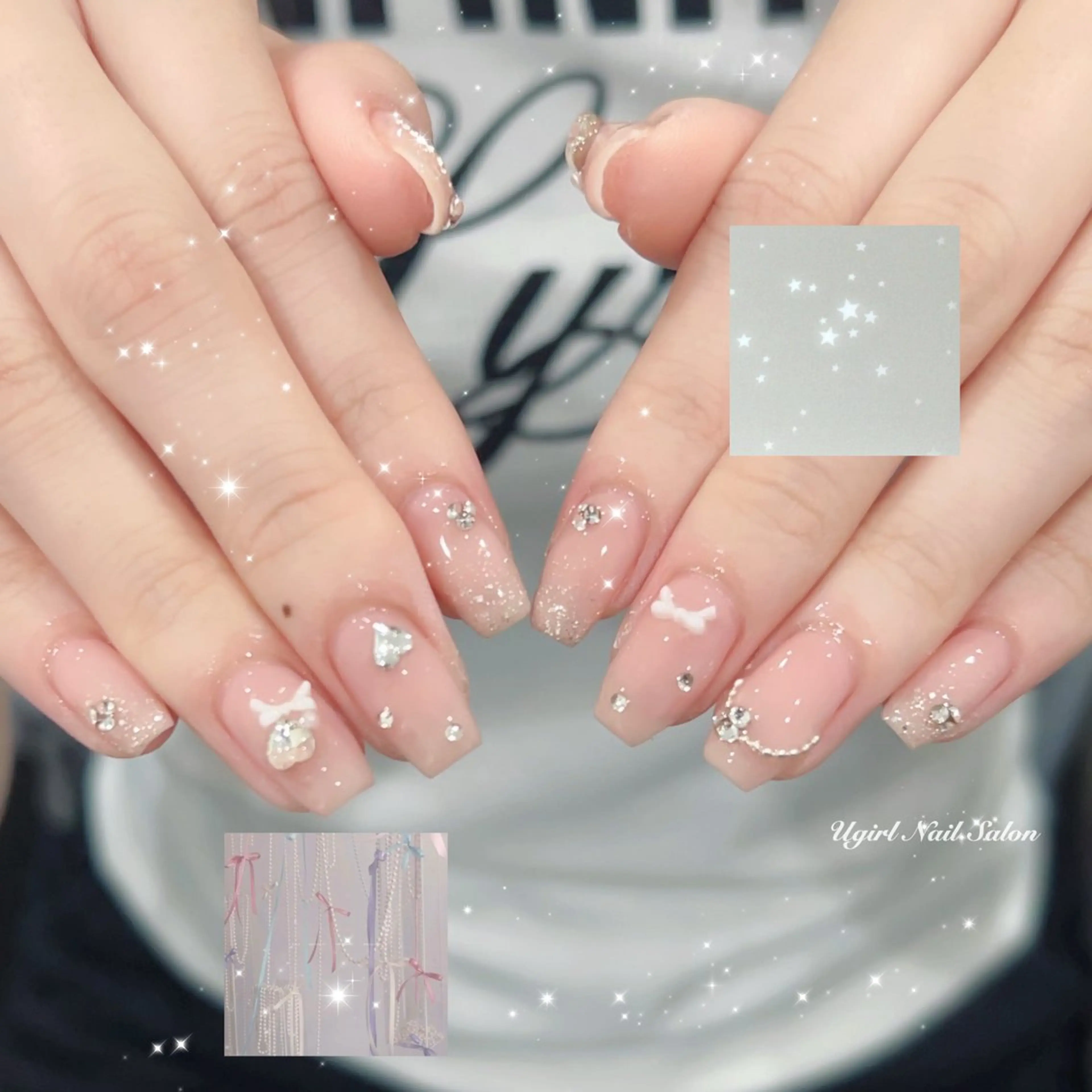 ネイル ハンドネイル 🪄mimi🎀 Midori🪽のネイルデザイン