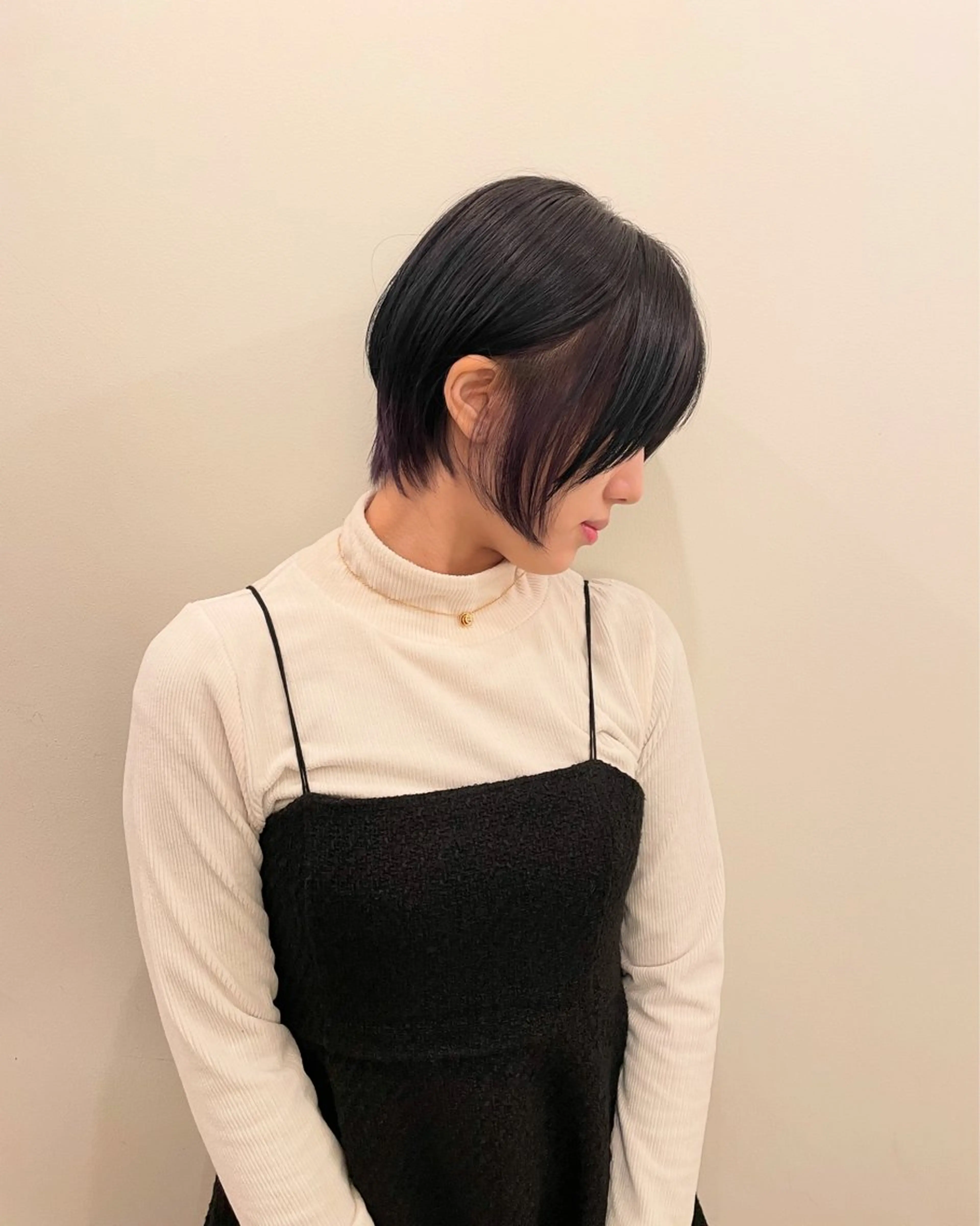 ショート カラー インナーカラー ボブ ニュアンスカラー🫧 加納のヘアスタイル