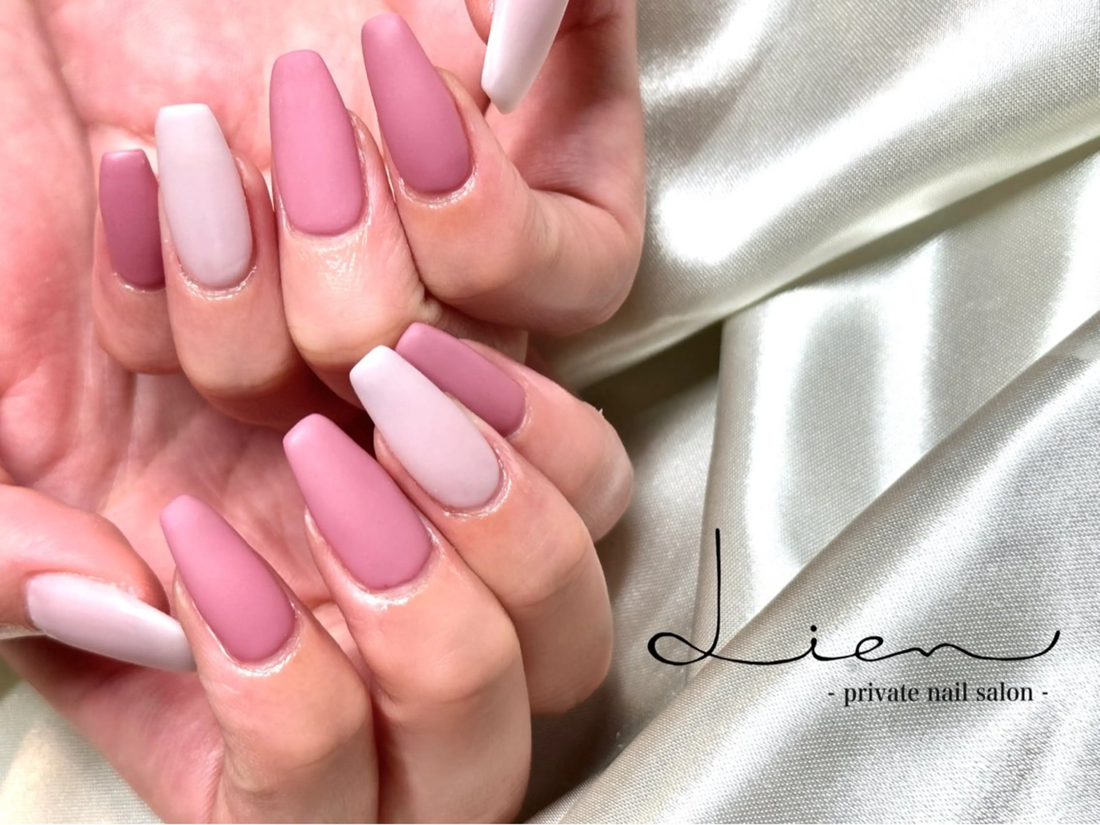 ネイル マットネイル ワンカラーネイル Lien 【リアン】北堀江のネイルデザイン