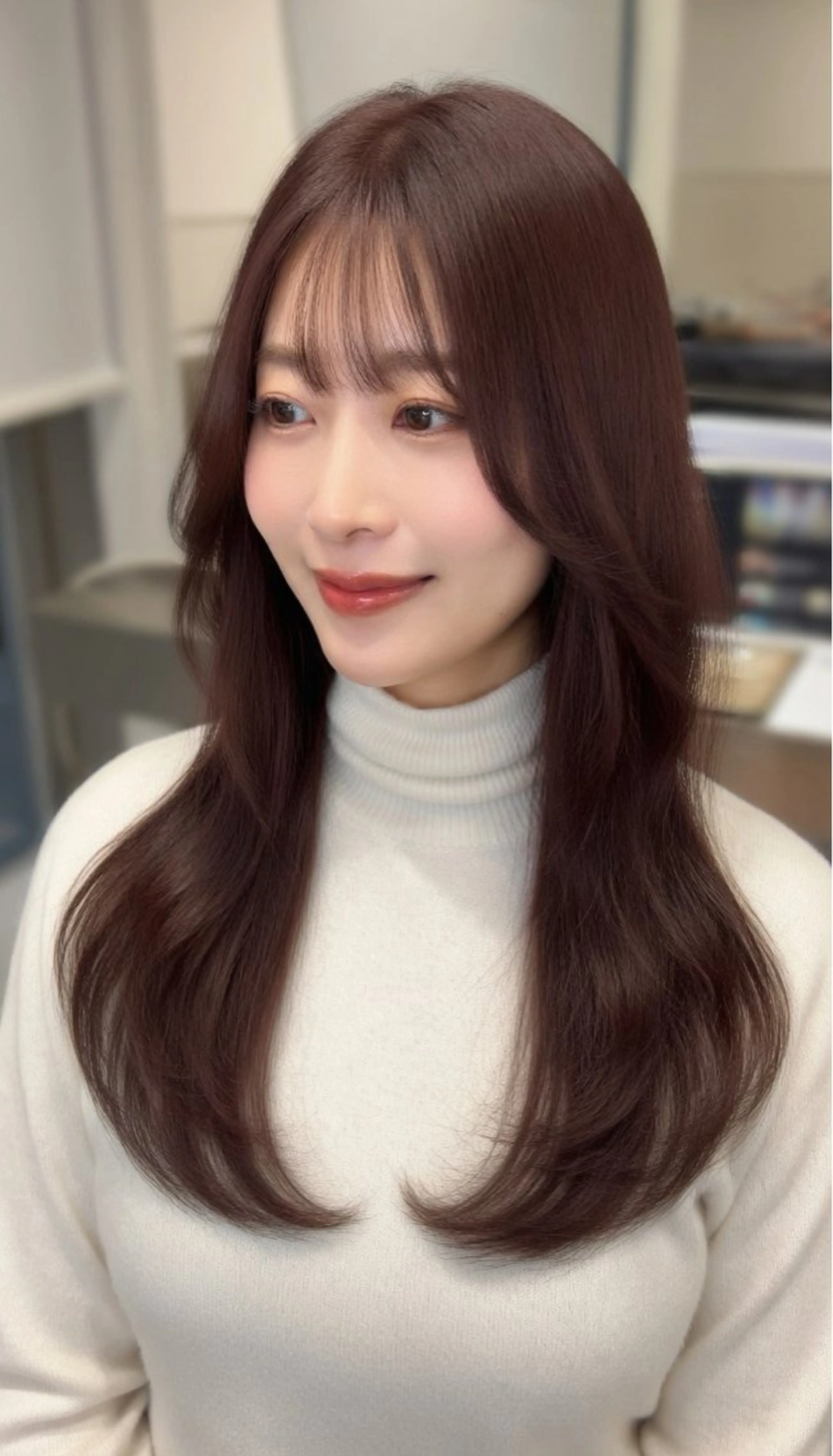 【人気No.1】👑透明感カラー×お試し髪質改善トリートメント¥13,500の写真