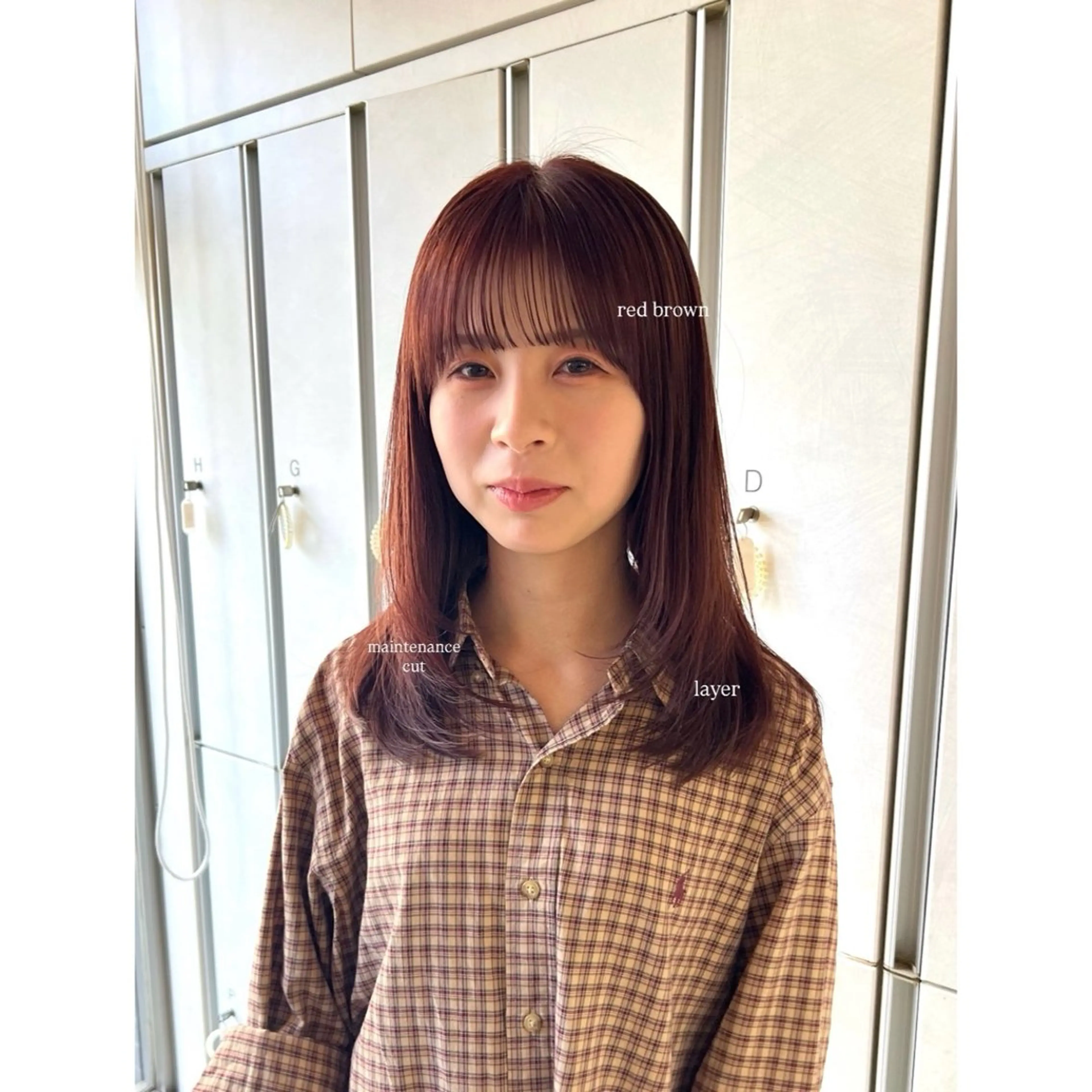 ミディアム カラー ブラウンカラー カット ヘアカラー スパ/暖色カラー /ブリーチ/ひな🫧のヘアスタイル