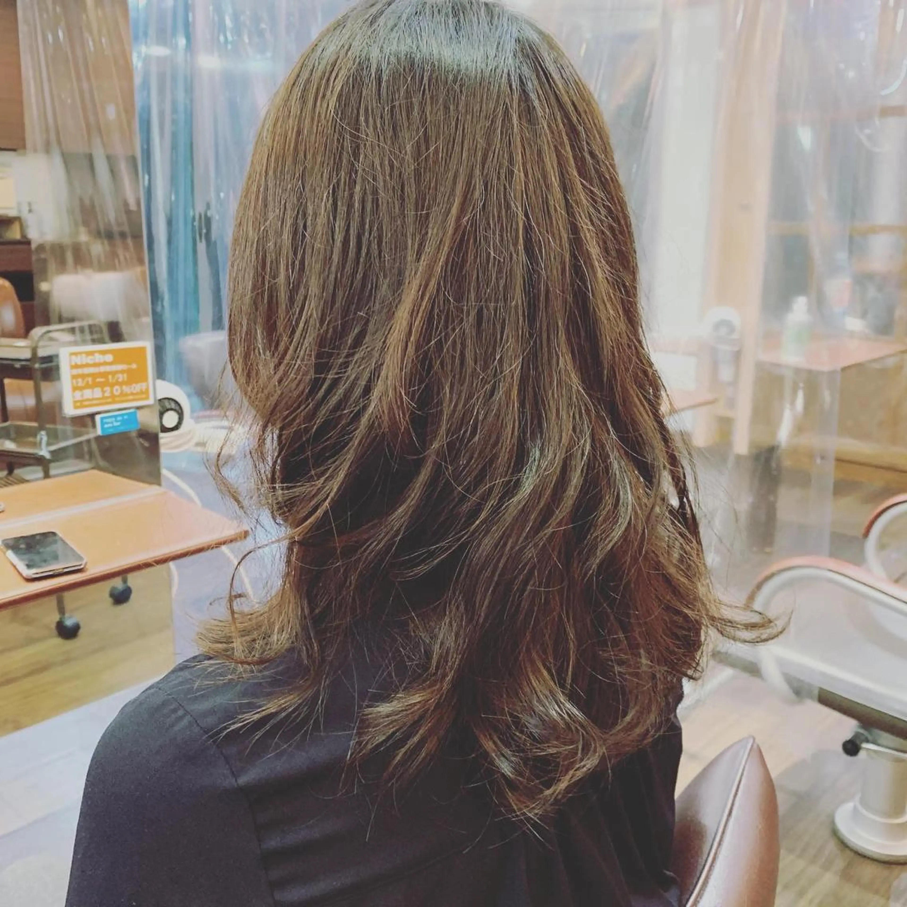 セミロング パーマ セミロングパーマ デジタルパーマ NiCHE吉祥寺所属・✨吉祥寺Niche✨ 平山薫のヘアスタイル