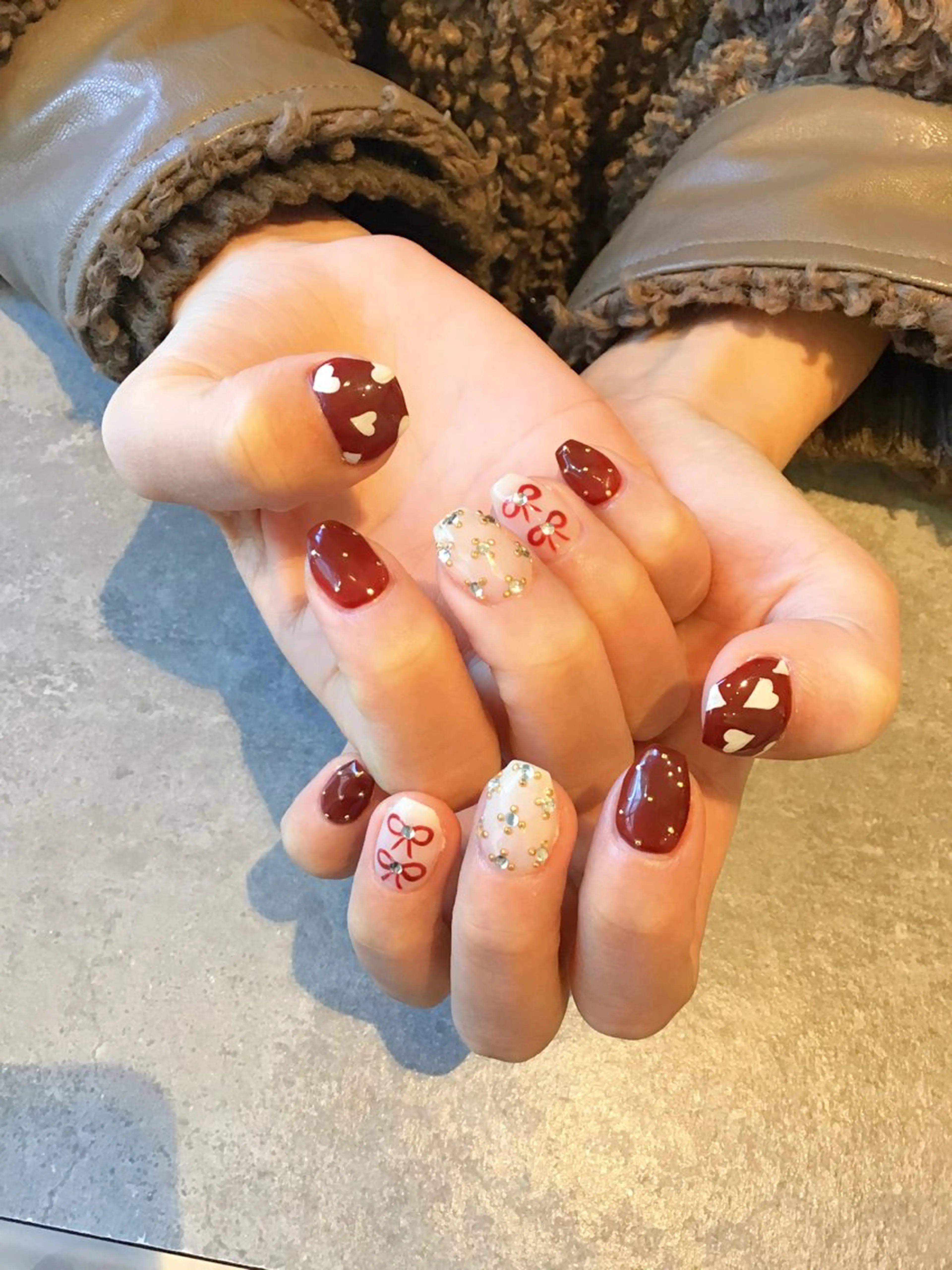 ネイル 持ち込み Nest 岩崎のネイルデザイン