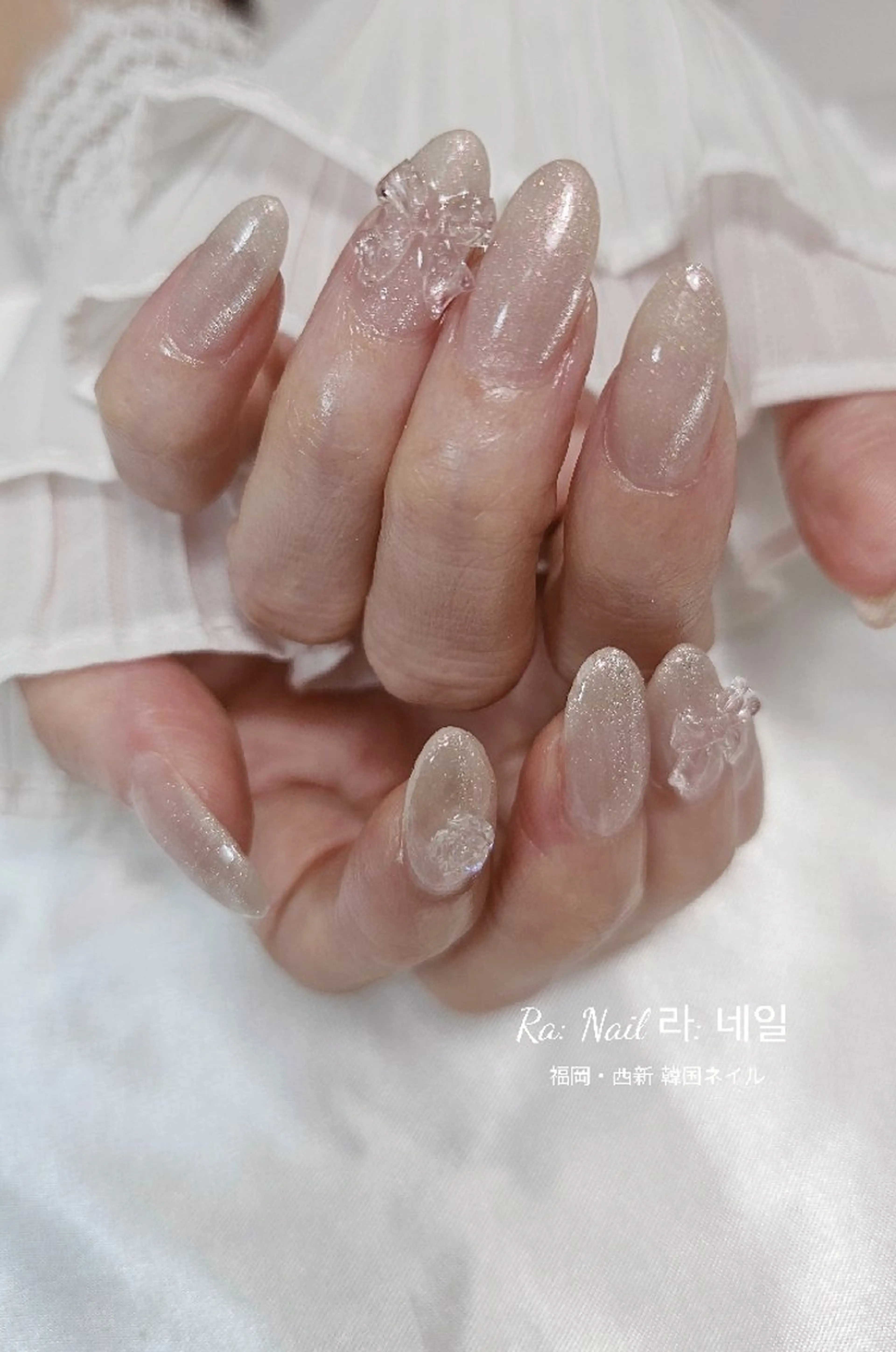 ネイル ジェルネイル 韓国ネイル マグネットネイル Ra: Nail   라: 네일のネイルデザイン