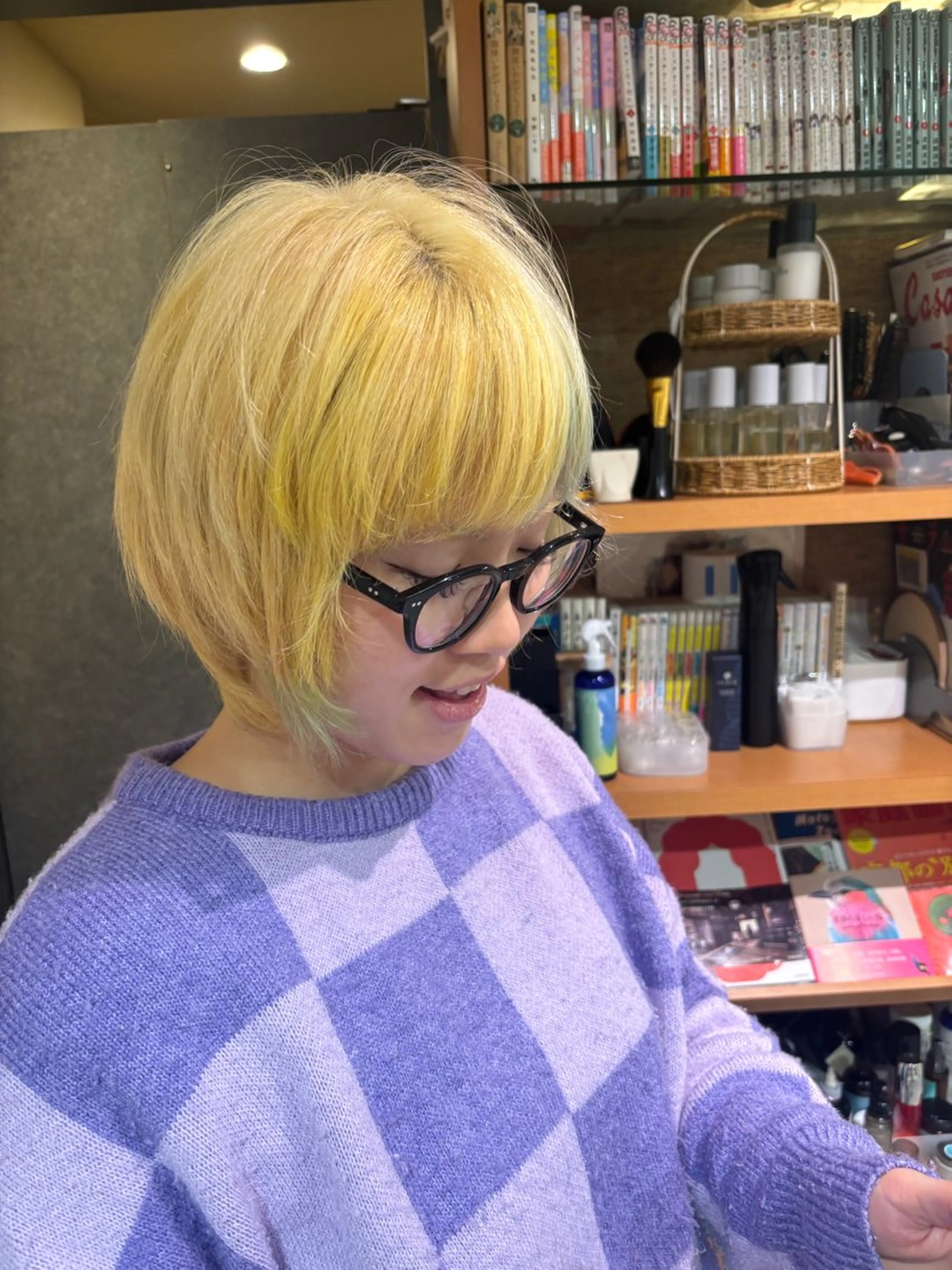 ショート カラー いとう ひかるのヘアスタイル