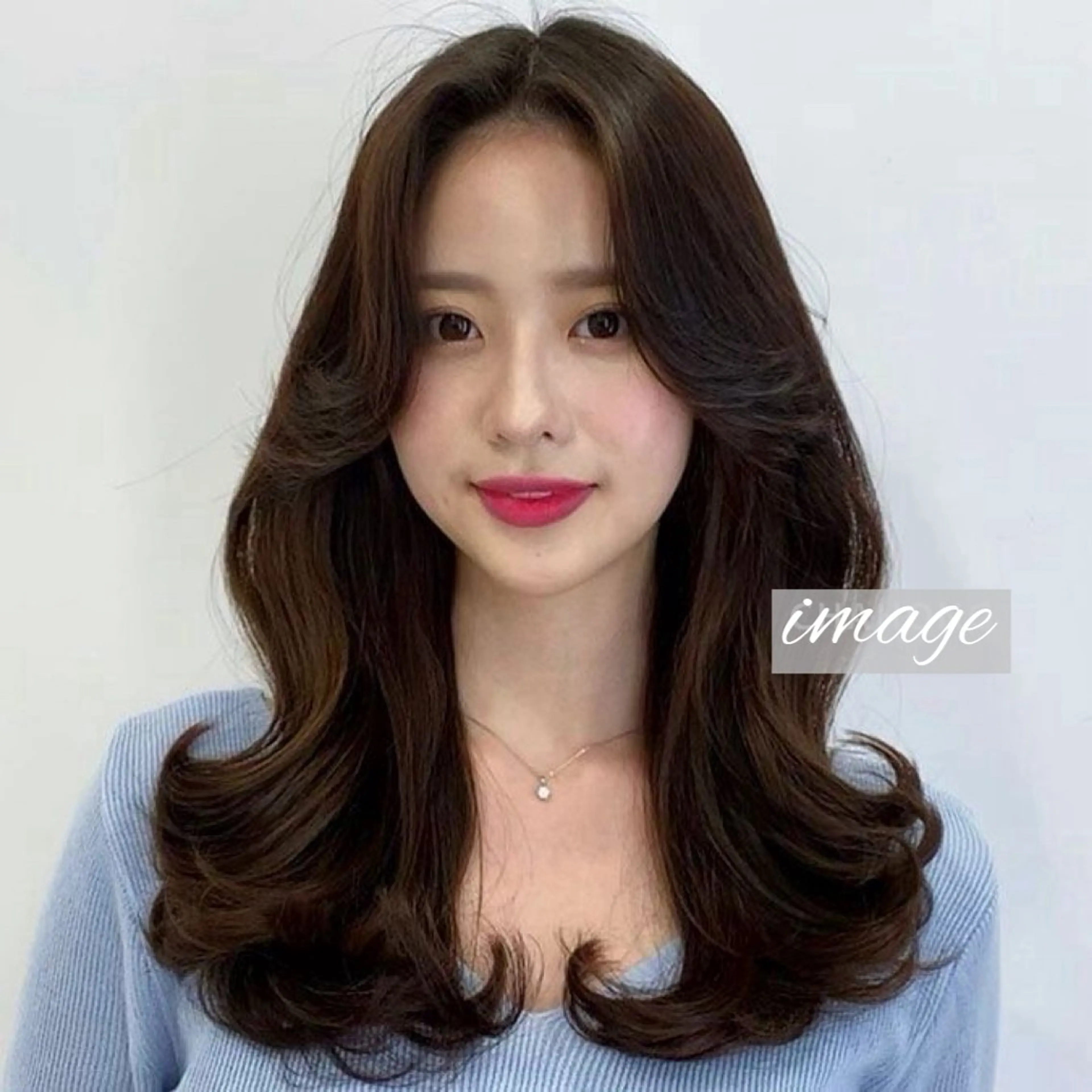 セミロング カット ヘアカラー トリートメント 髪質改善/shuki 韓国/代表取締役のヘアスタイル