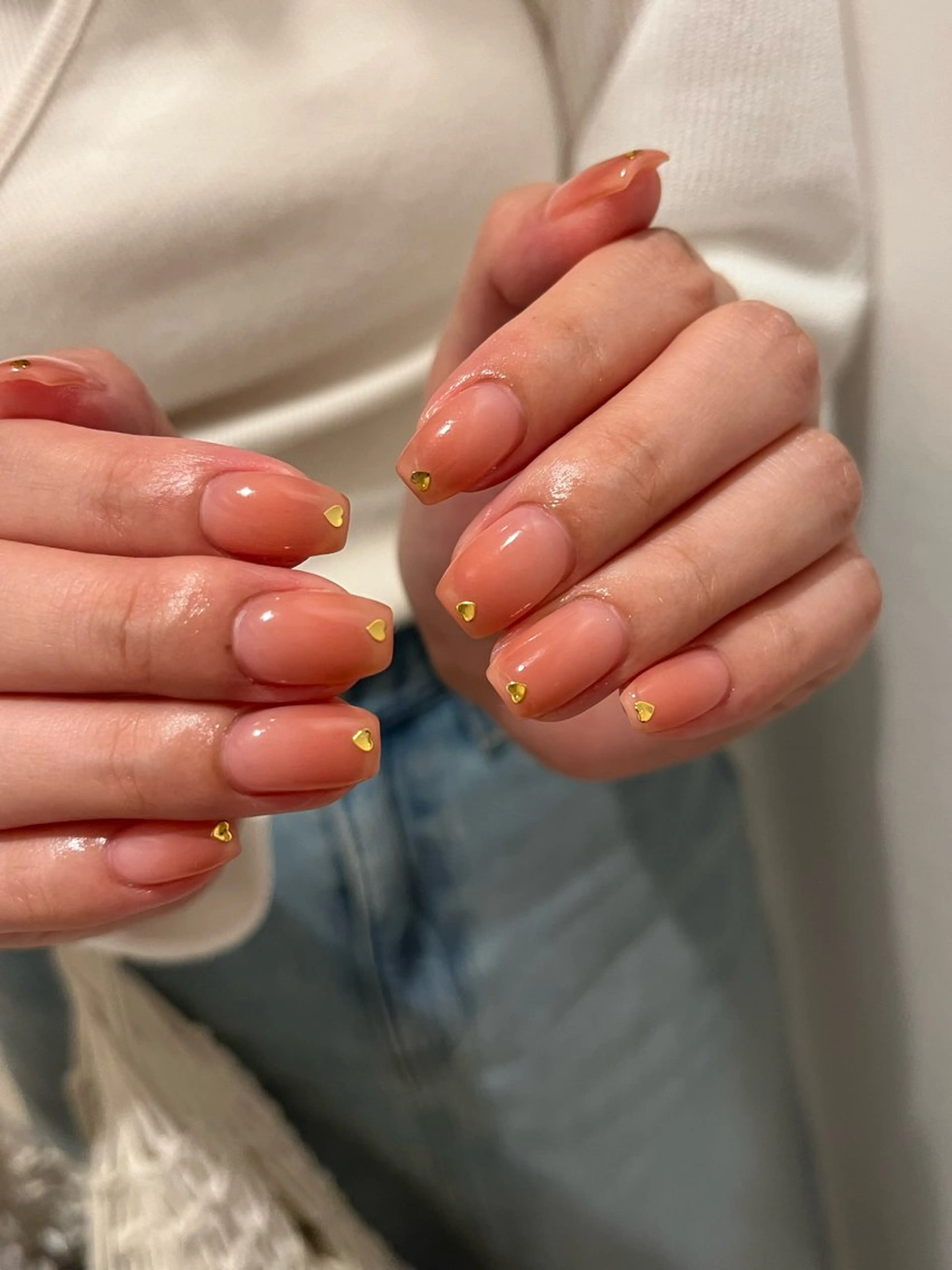 ネイル ハート NORA nail UMEDA MAIのネイルデザイン