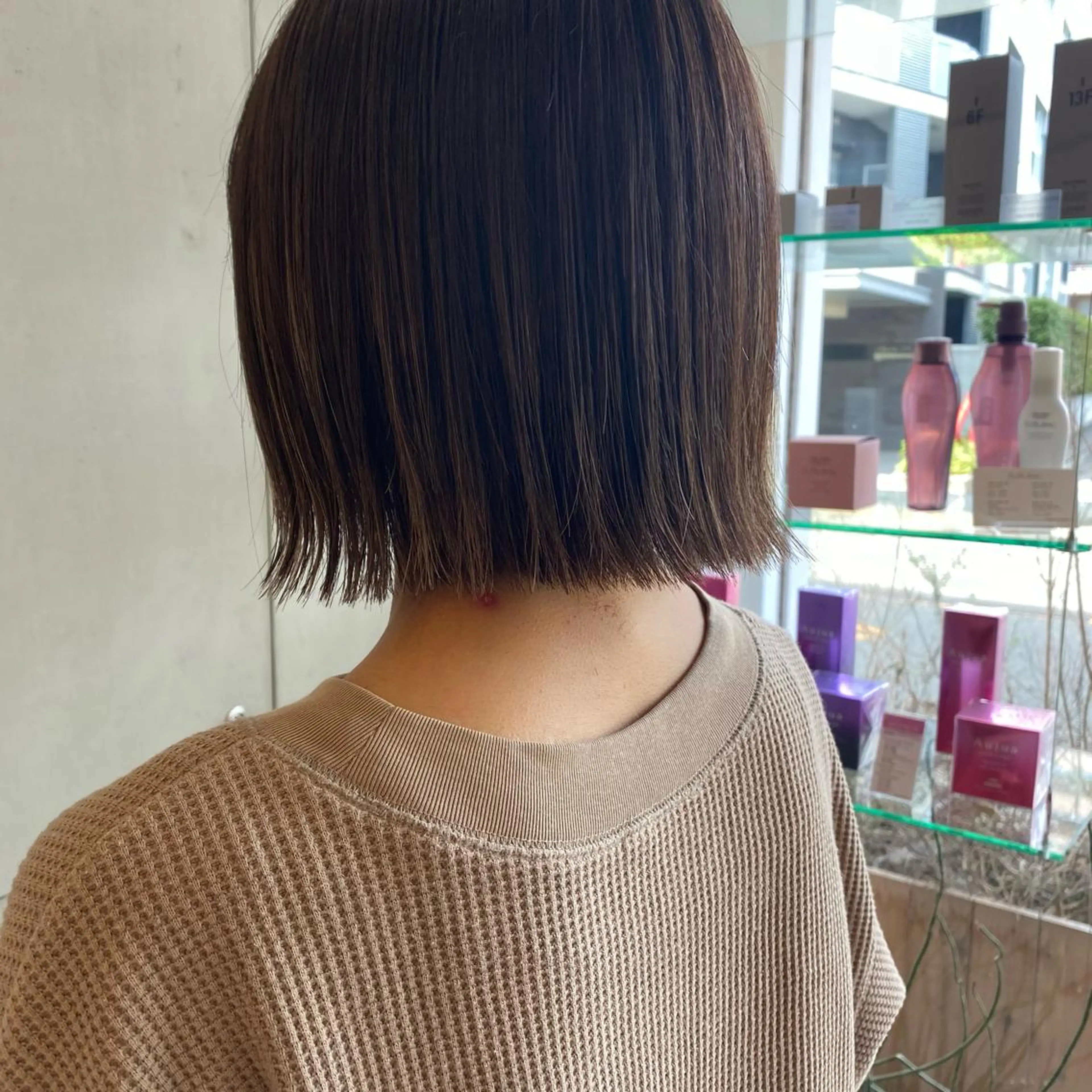 ショート ヘアアレンジ カット ｱｵﾇﾏﾐﾕ☁️ /ボブ/ハイトーン/のヘアスタイル