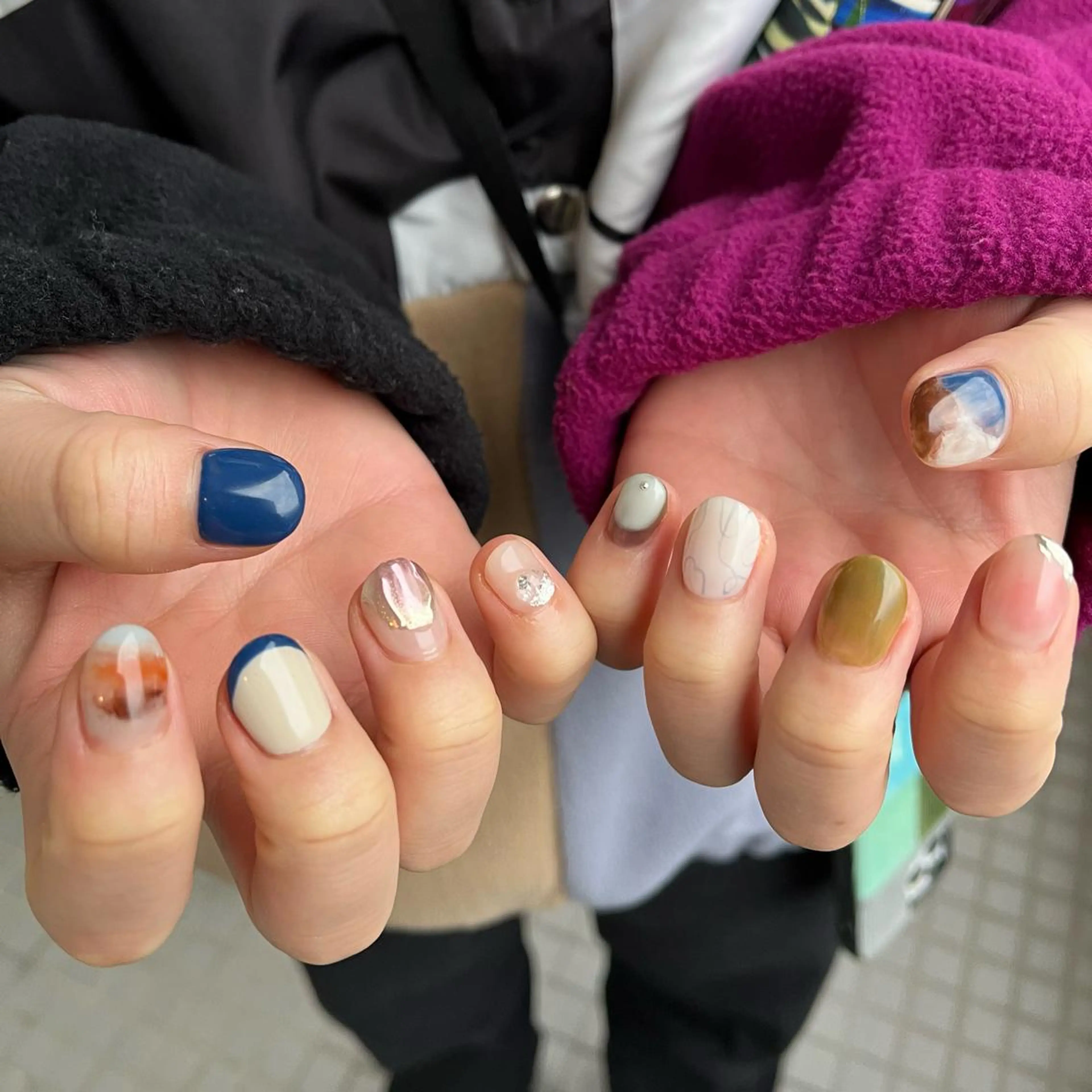 ネイル ハンドネイル 🤎Two ERI🤎のネイルデザイン