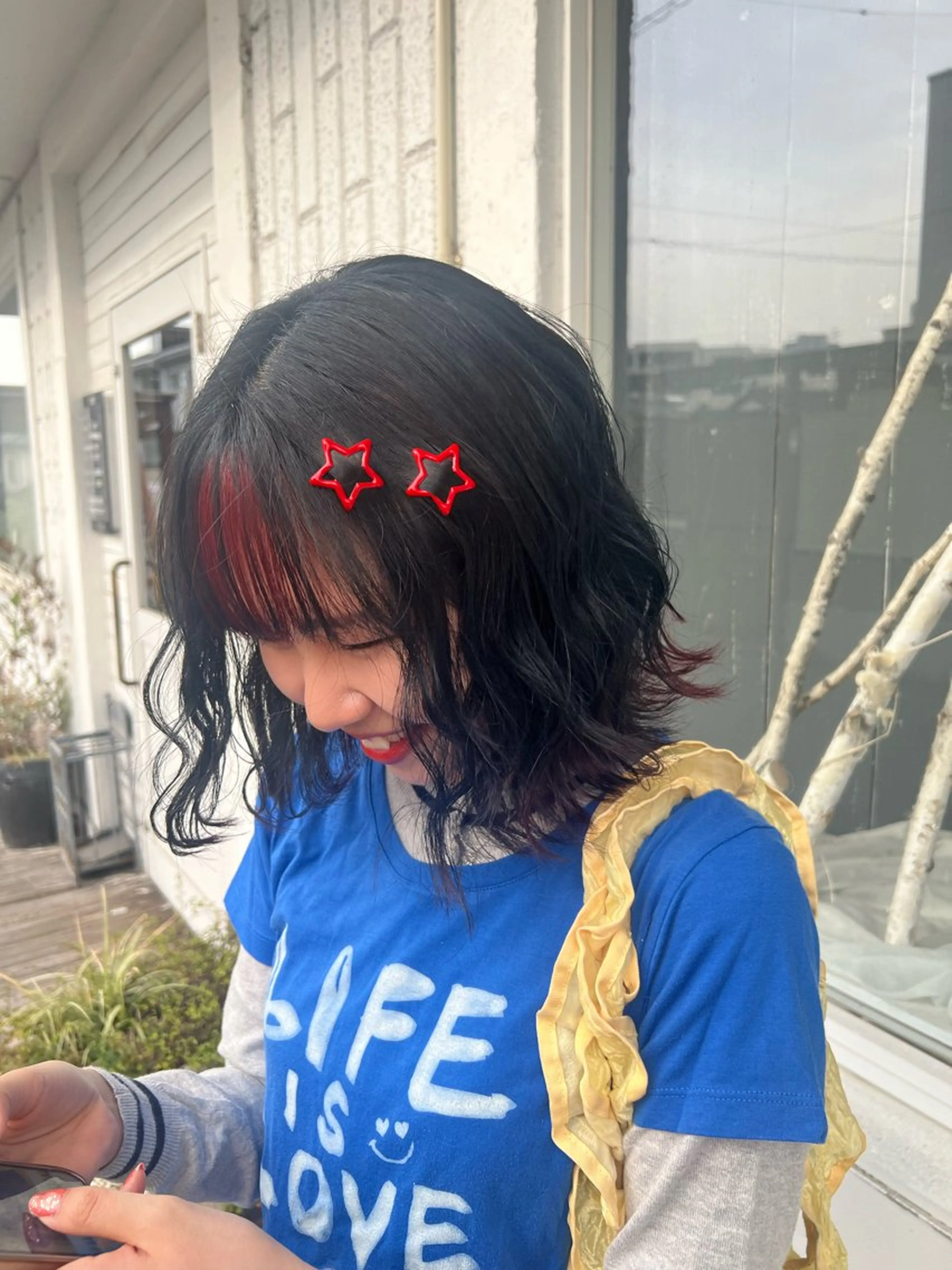 ミディアム カラー Iris./ kawai nanaのヘアスタイル