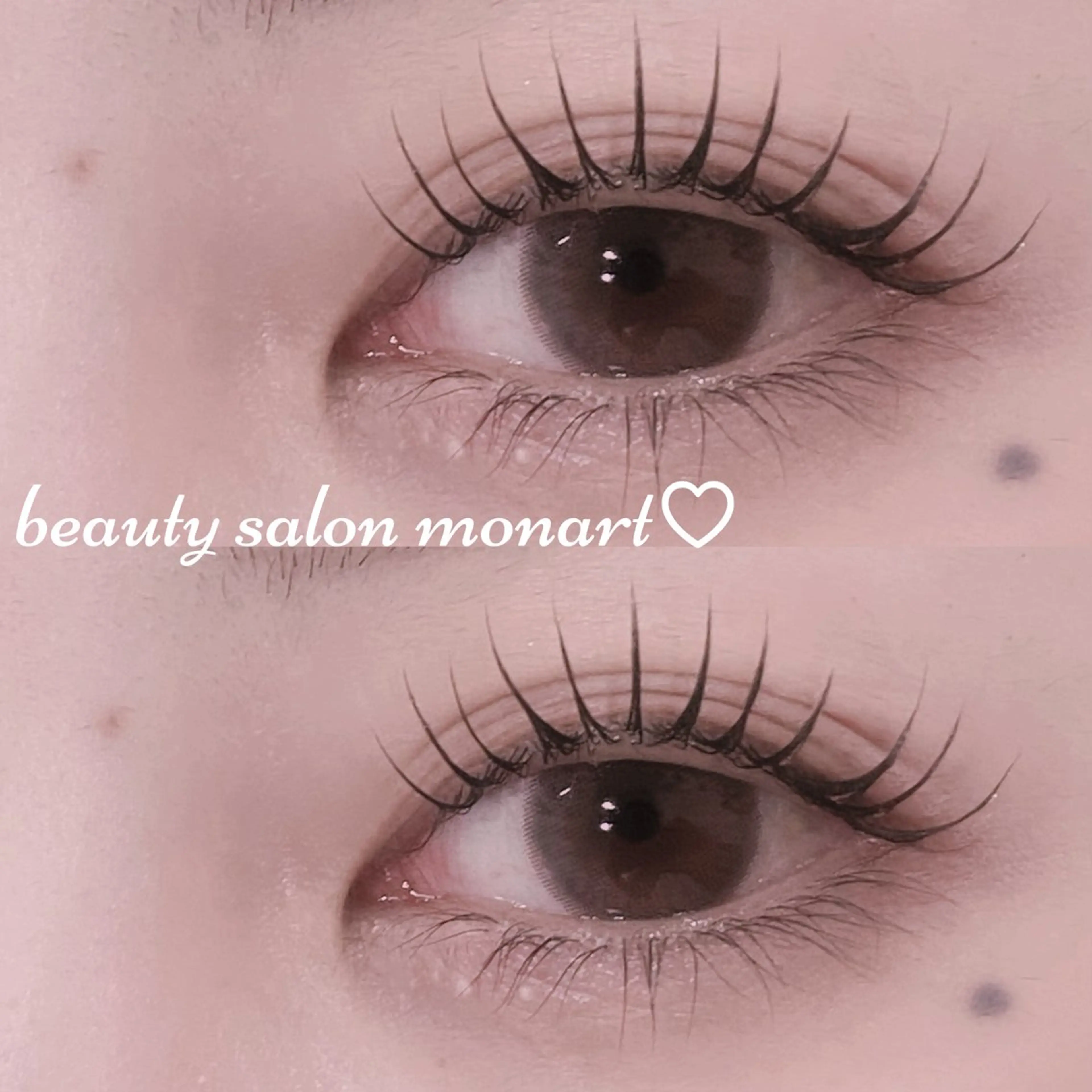 マツエク・マツパ マツパ monart kurehaのマツエク・マツパデザイン