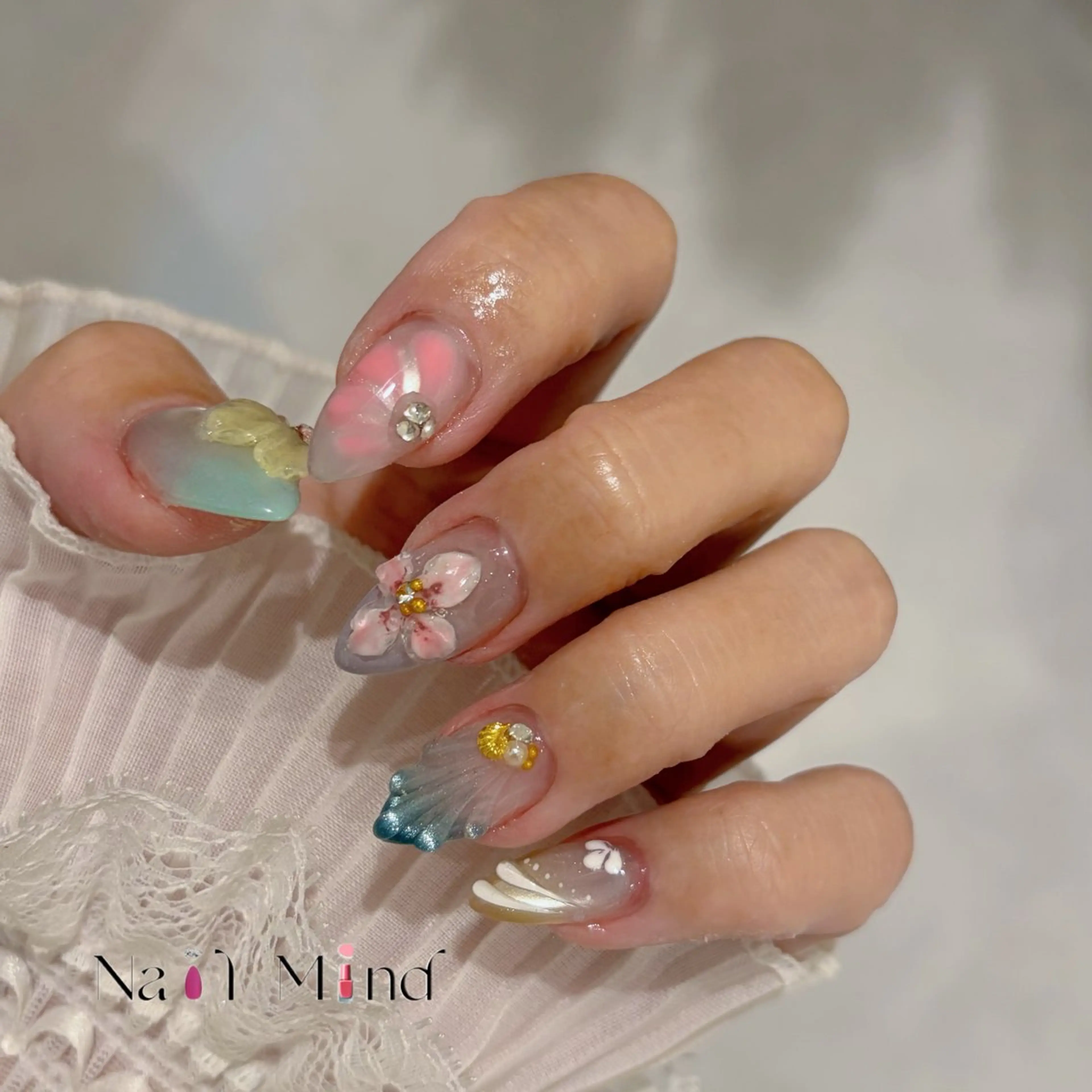 🌟150分持ち込みパーツアートし放題コース🌟【初回&自店オフ無料】パラジェル変更可能💎オフありの写真