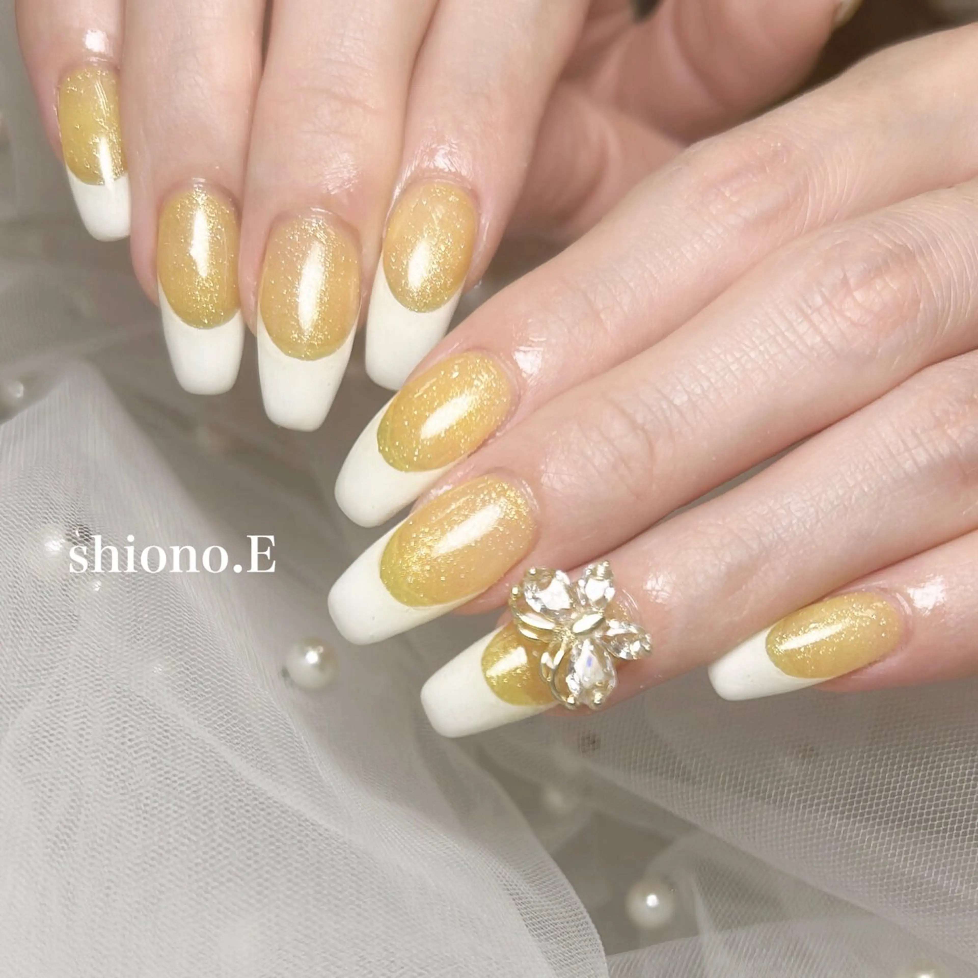 ネイル 春ネイル 黄色 be-cares beauty(豊川店のネイルデザイン