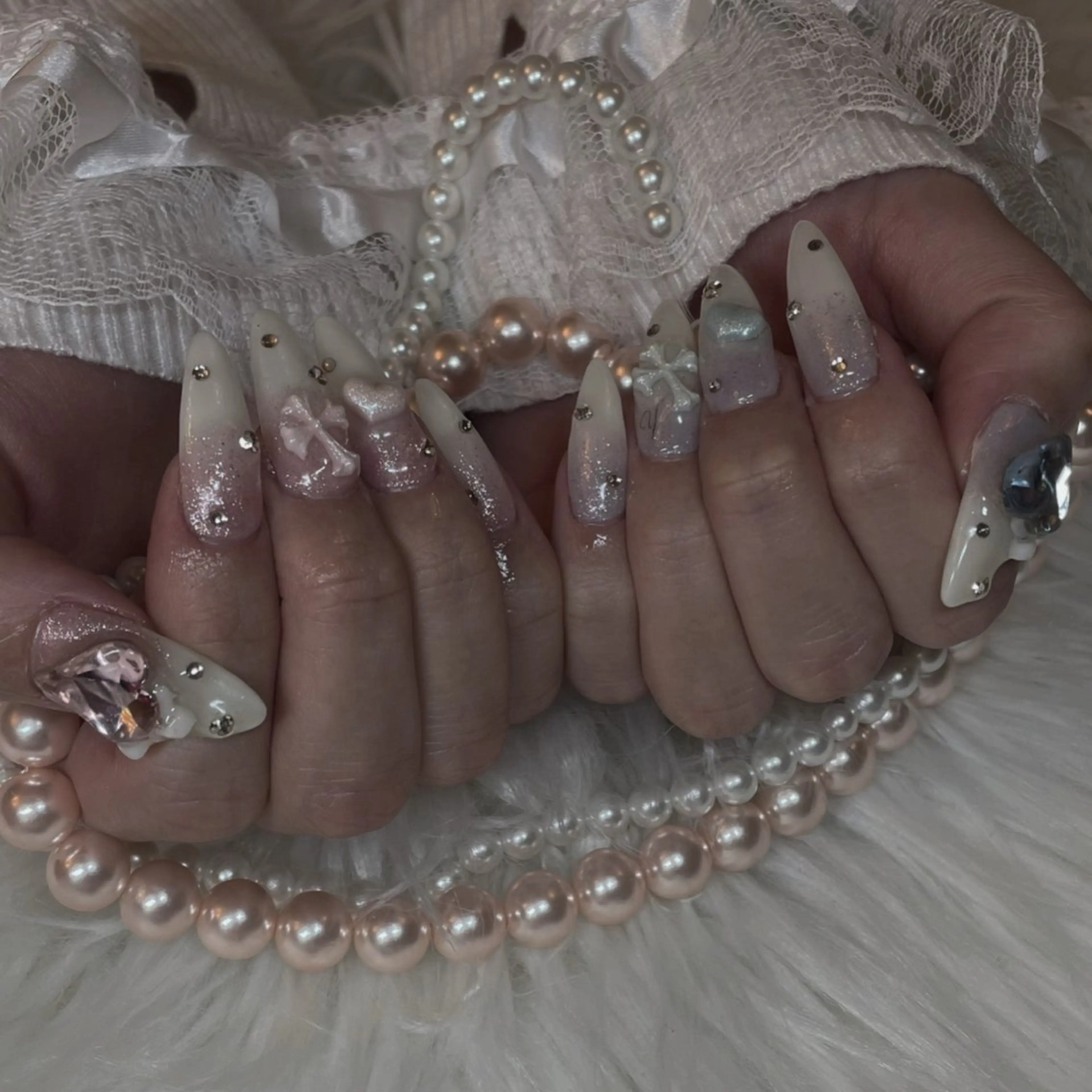 ネイル ハンドネイル ネイルラボ Eclat ふたばのネイルデザイン