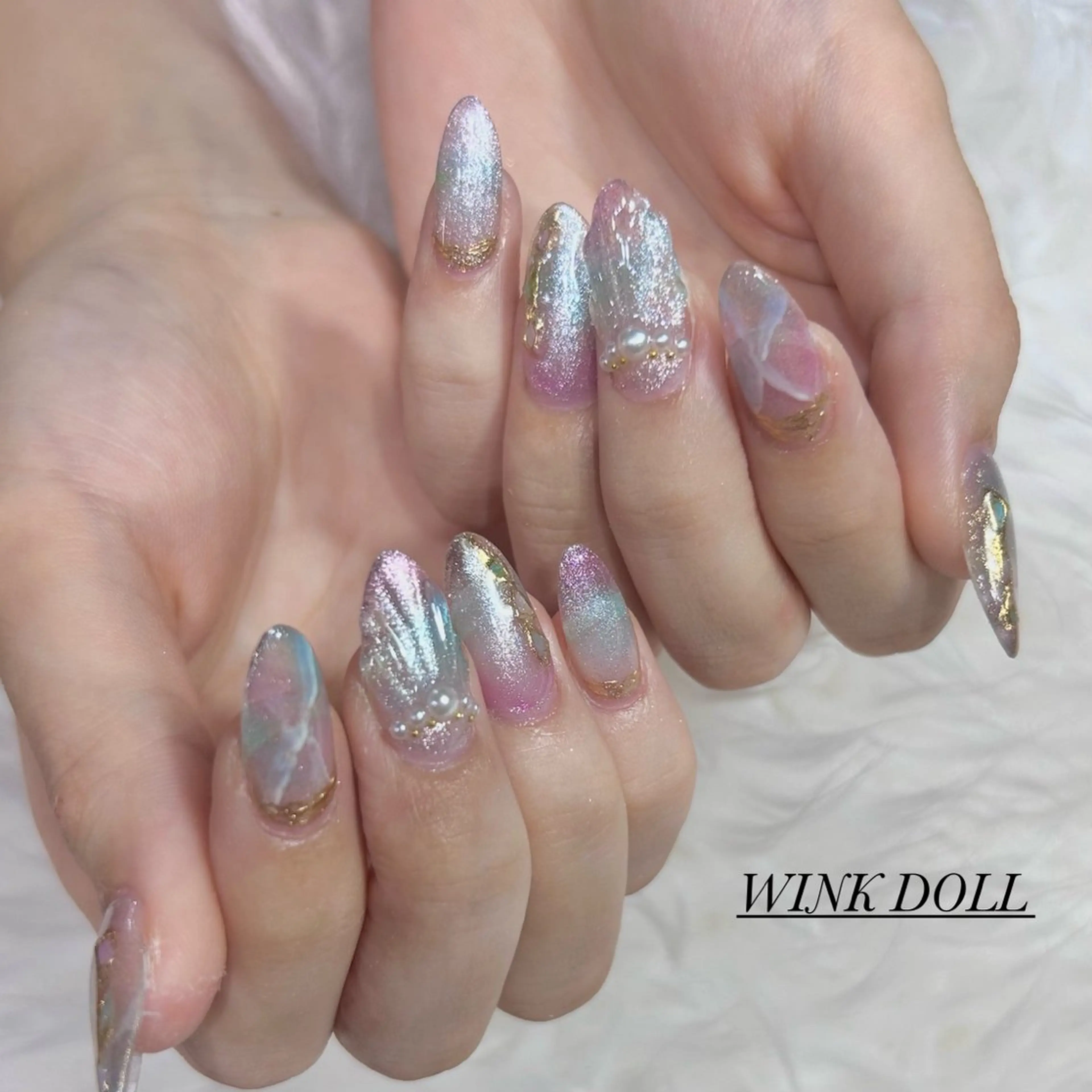 ネイル ハンドネイル WINK DOLL 🌹MIRAIのネイルデザイン