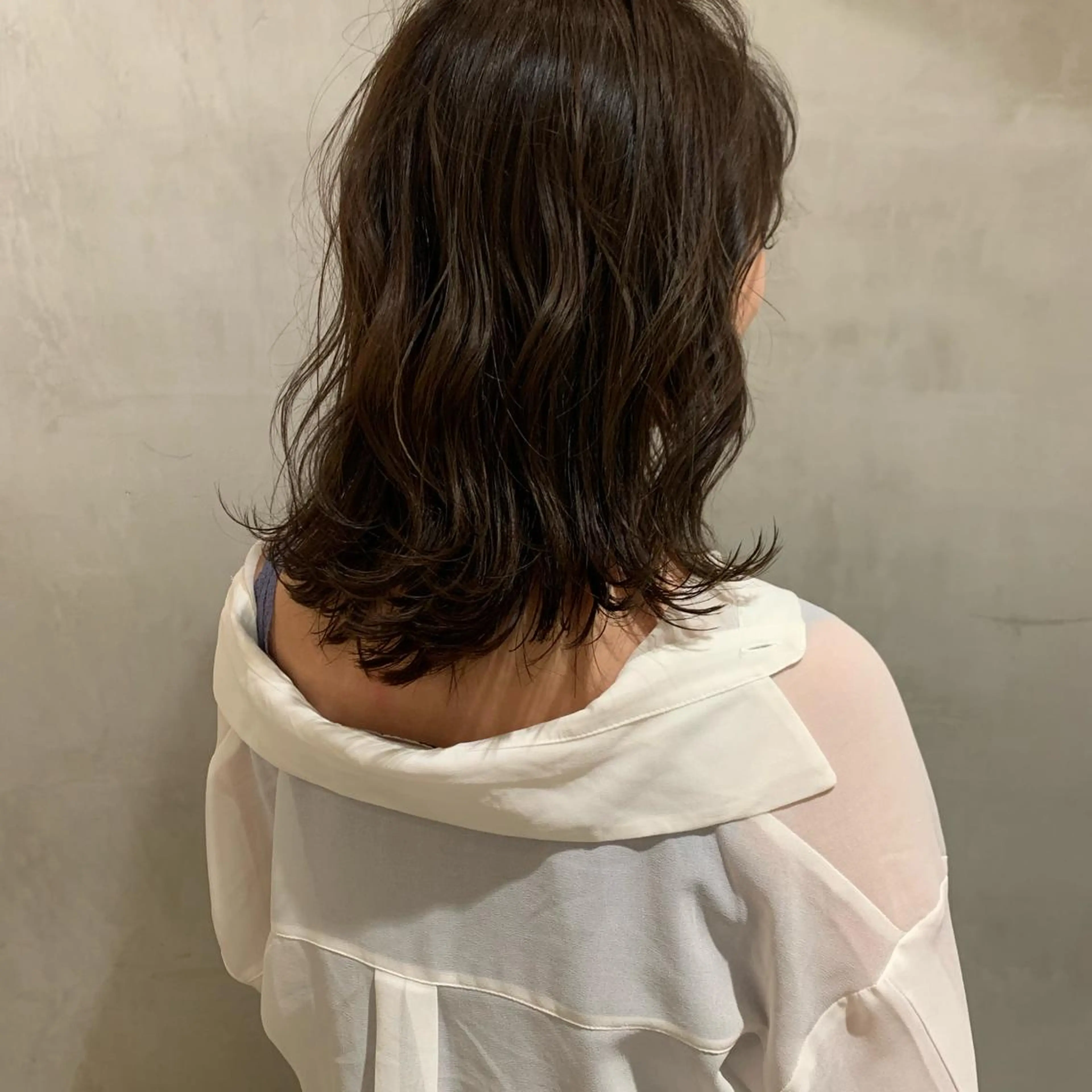 ミディアム カラー カット ヘアカラー トリートメント アンニュイヘア🪽 ayumiのヘアスタイル