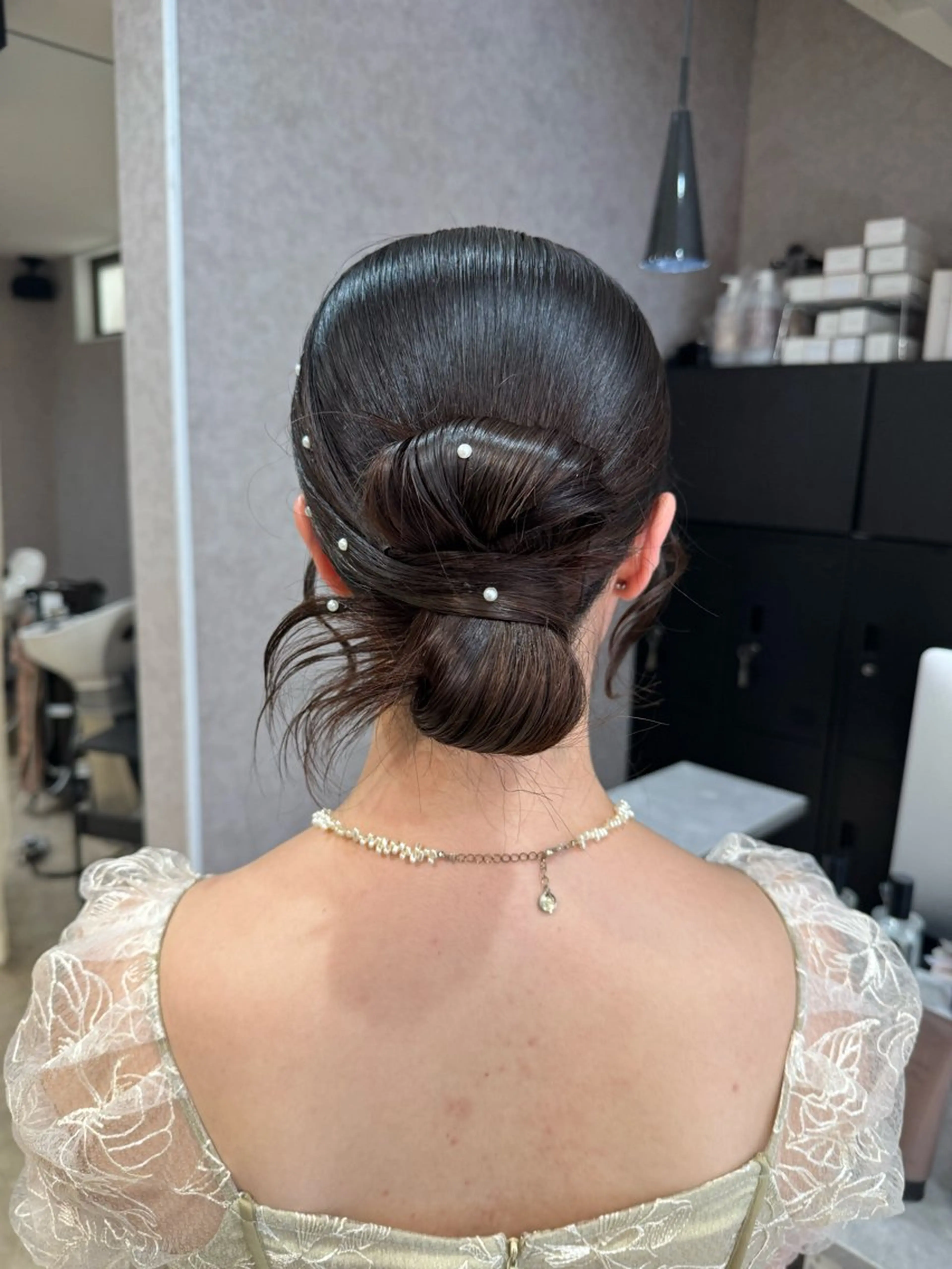 ロング ヘアアレンジ ヘアセット Rio/ヘアセット/ ハイトーンカラーのヘアスタイル