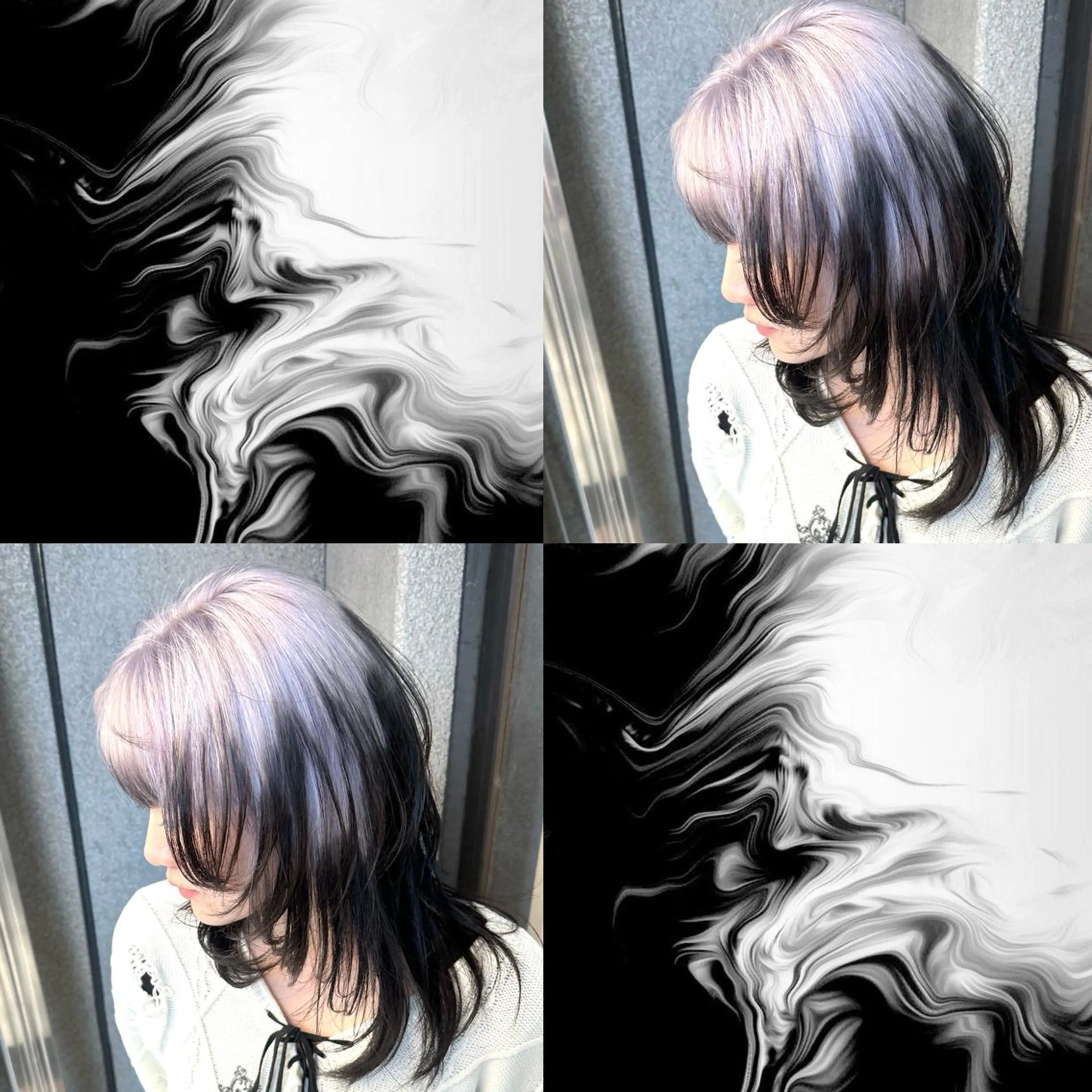 セミロング カット ヘアカラー ✨色落ちまで可愛い✨ MANATO🎨🌈のヘアスタイル