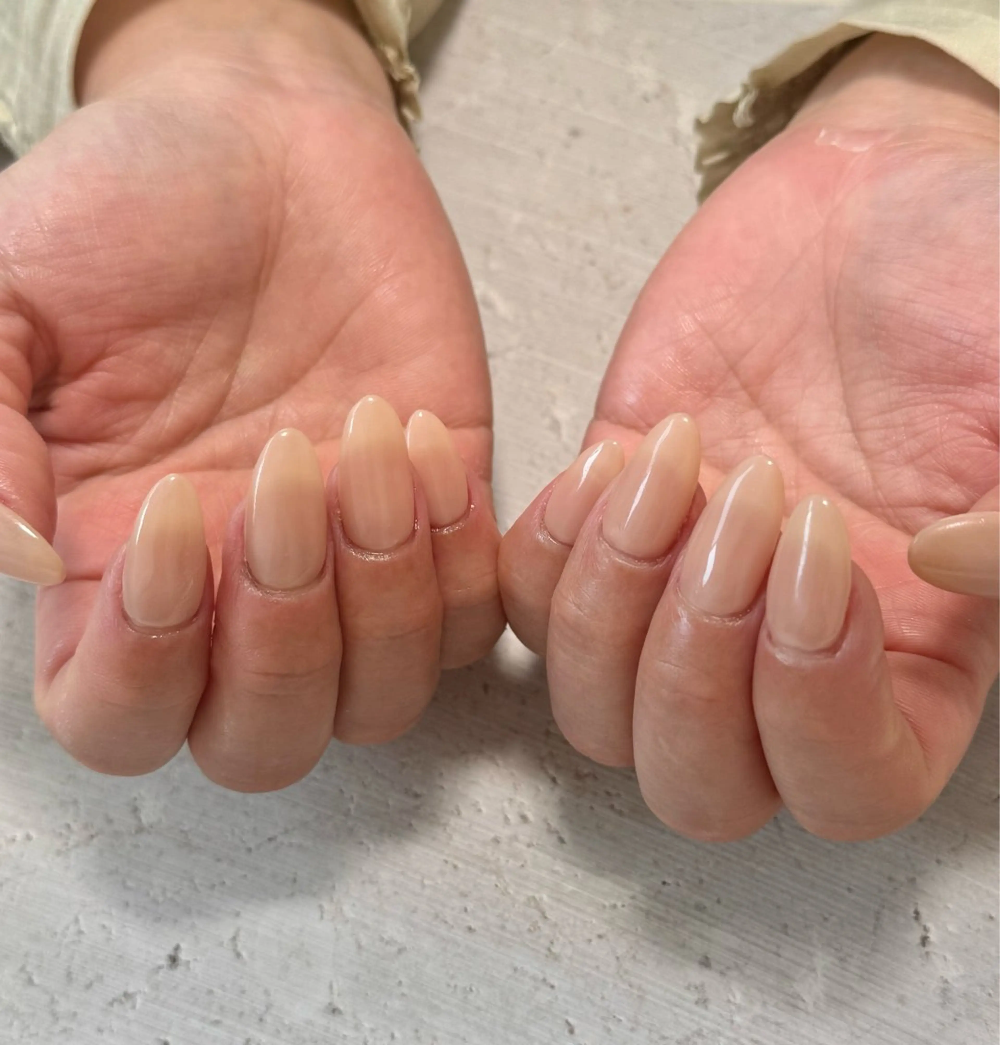 ネイル ジェルネイル オフィスネイル ワンカラーネイル nailroom amyのネイルデザイン