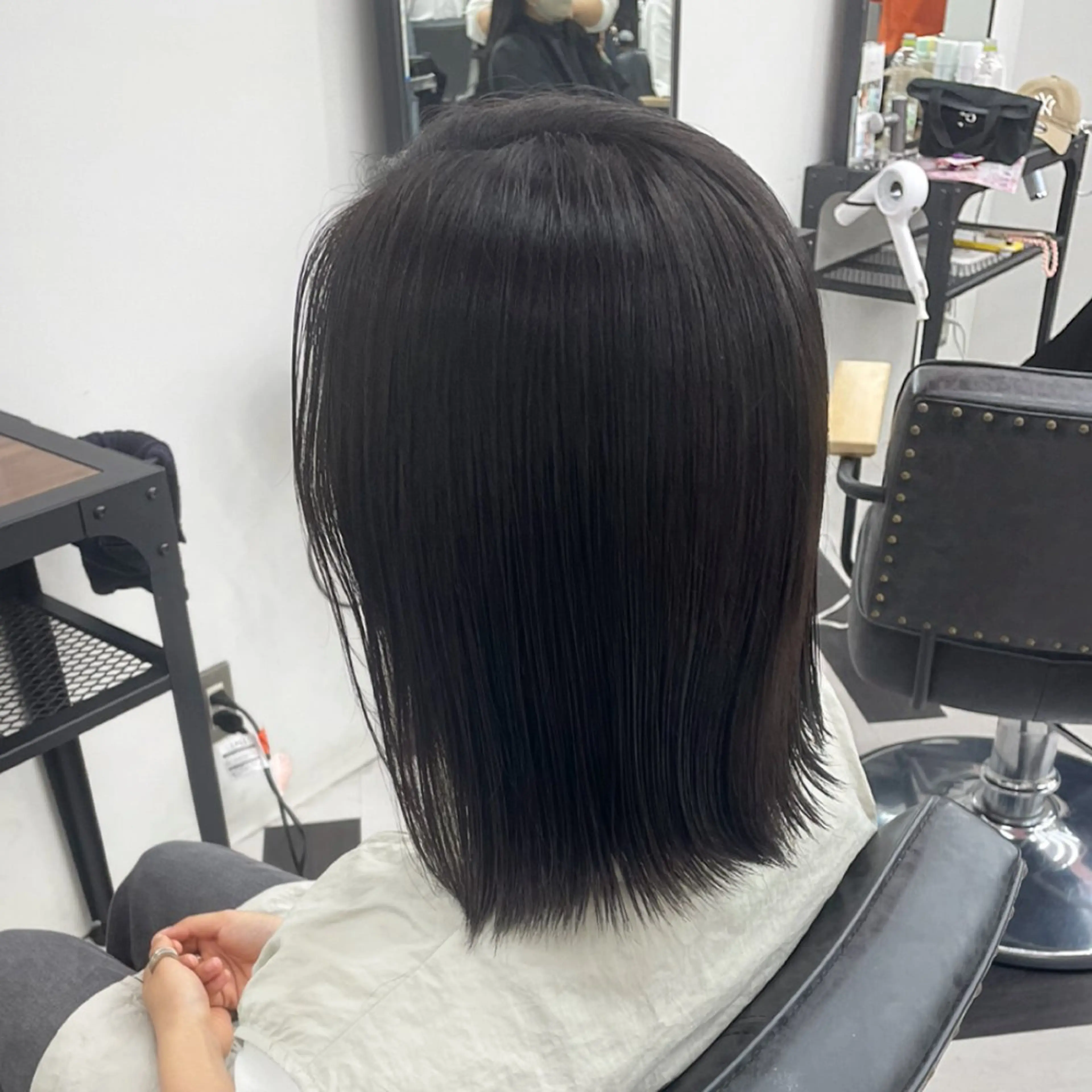 セミロング カラー パーマ ヘアアレンジ メンズ 髪質改善 トリートメント mona/ ストレートスタイル✨のヘアスタイル