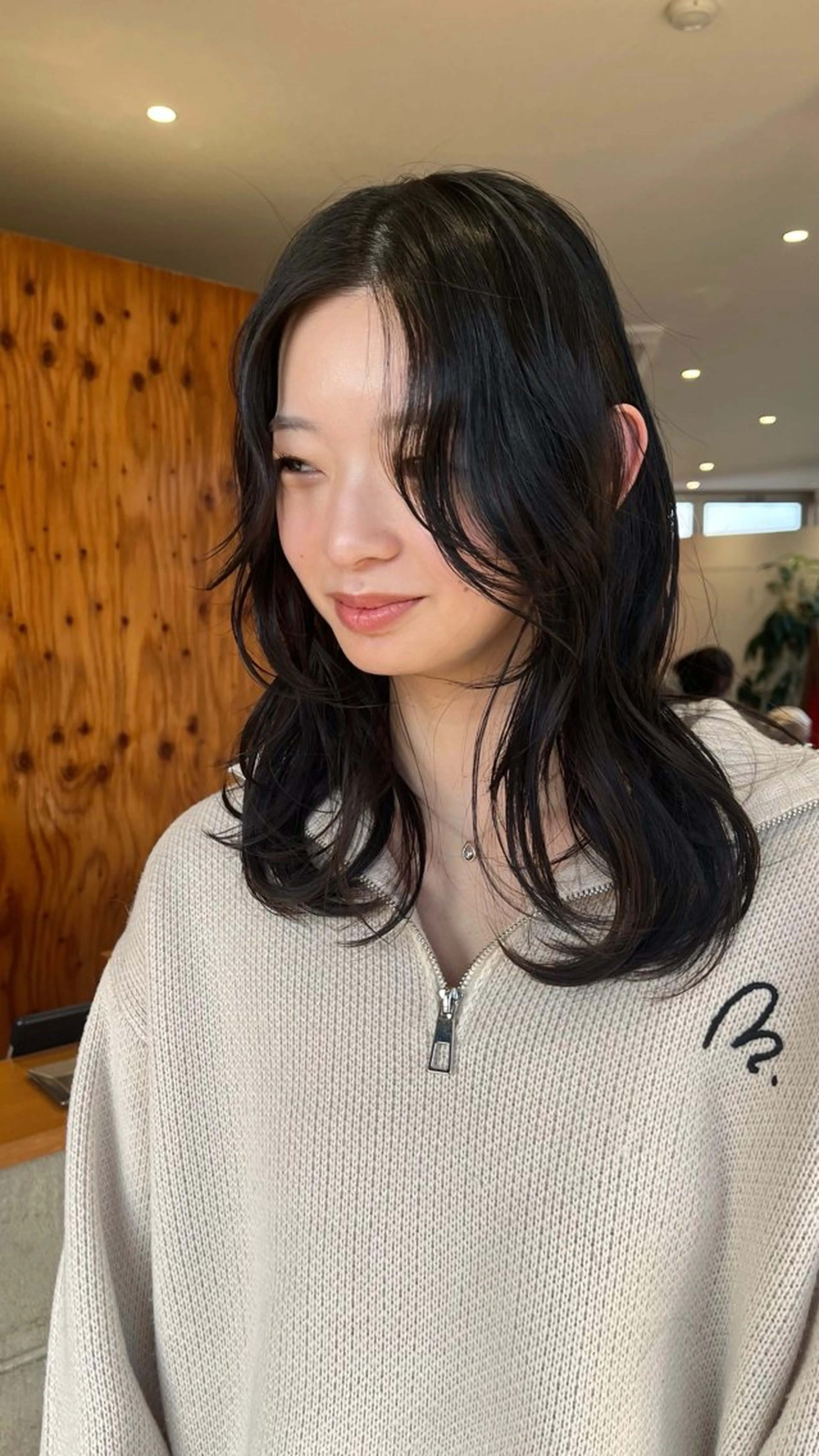 セミロング 堀 風城のヘアスタイル