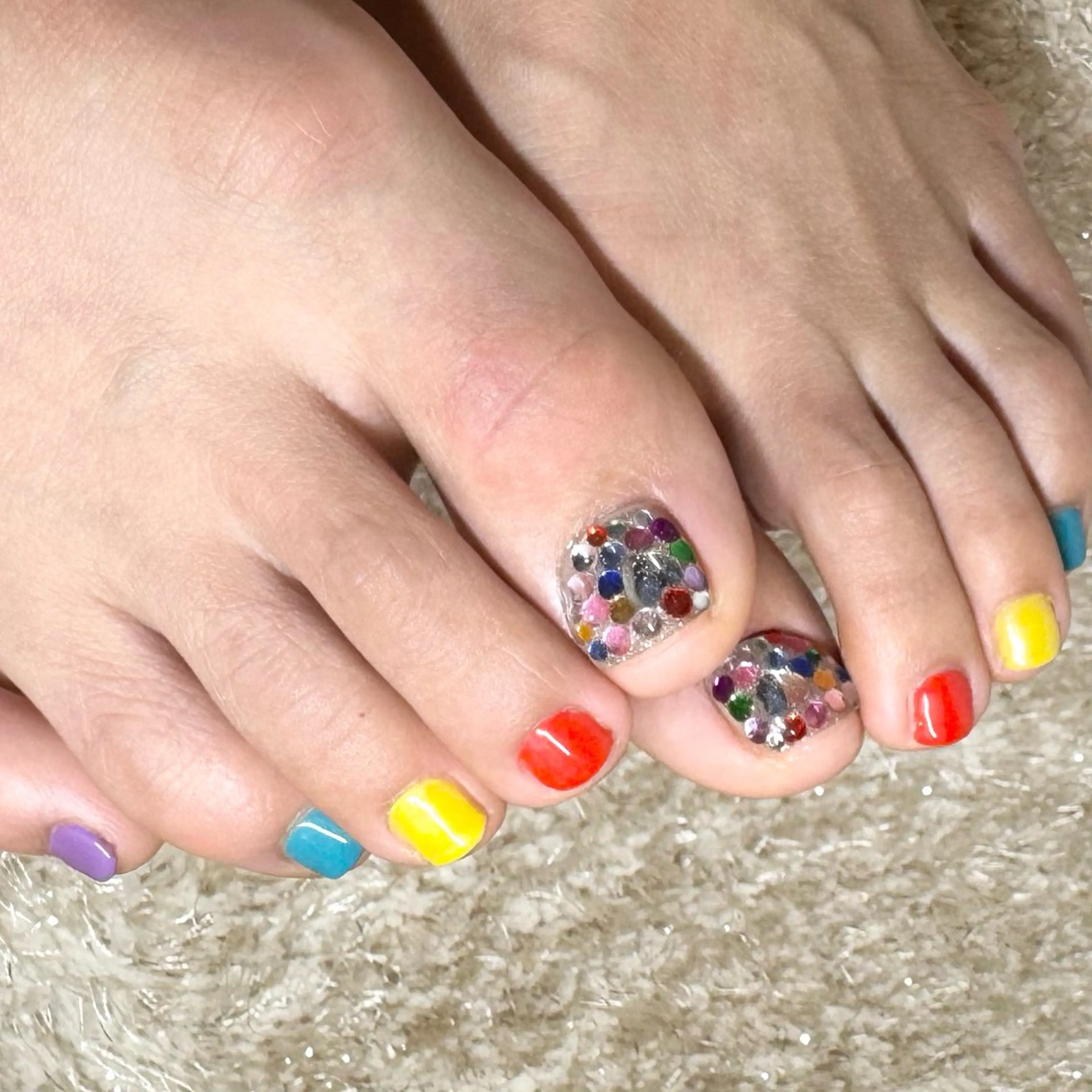 フットネイルデザインやり放題✨の写真