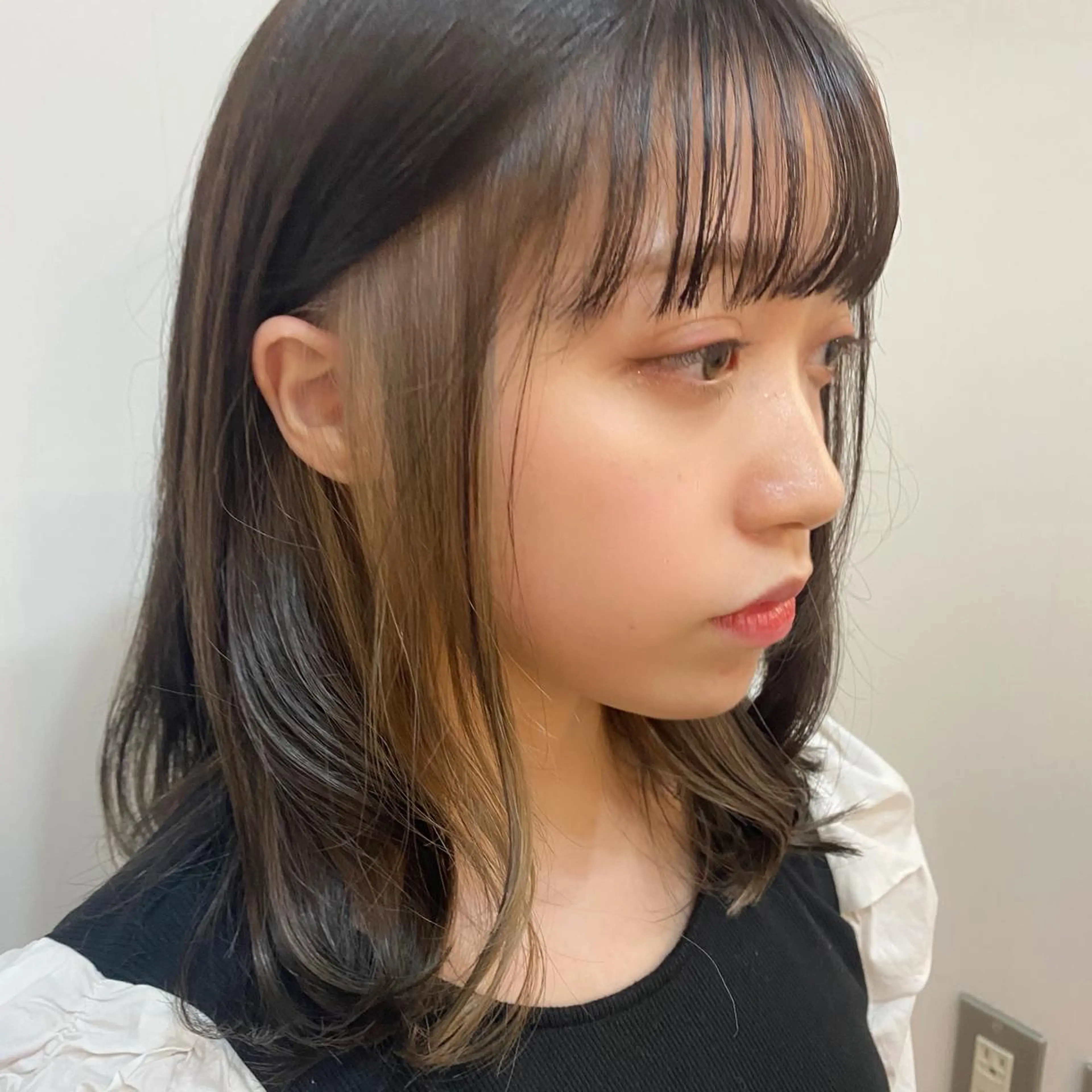 ミディアム カラー 🪭risa 暖色/レイヤー🪭のヘアスタイル