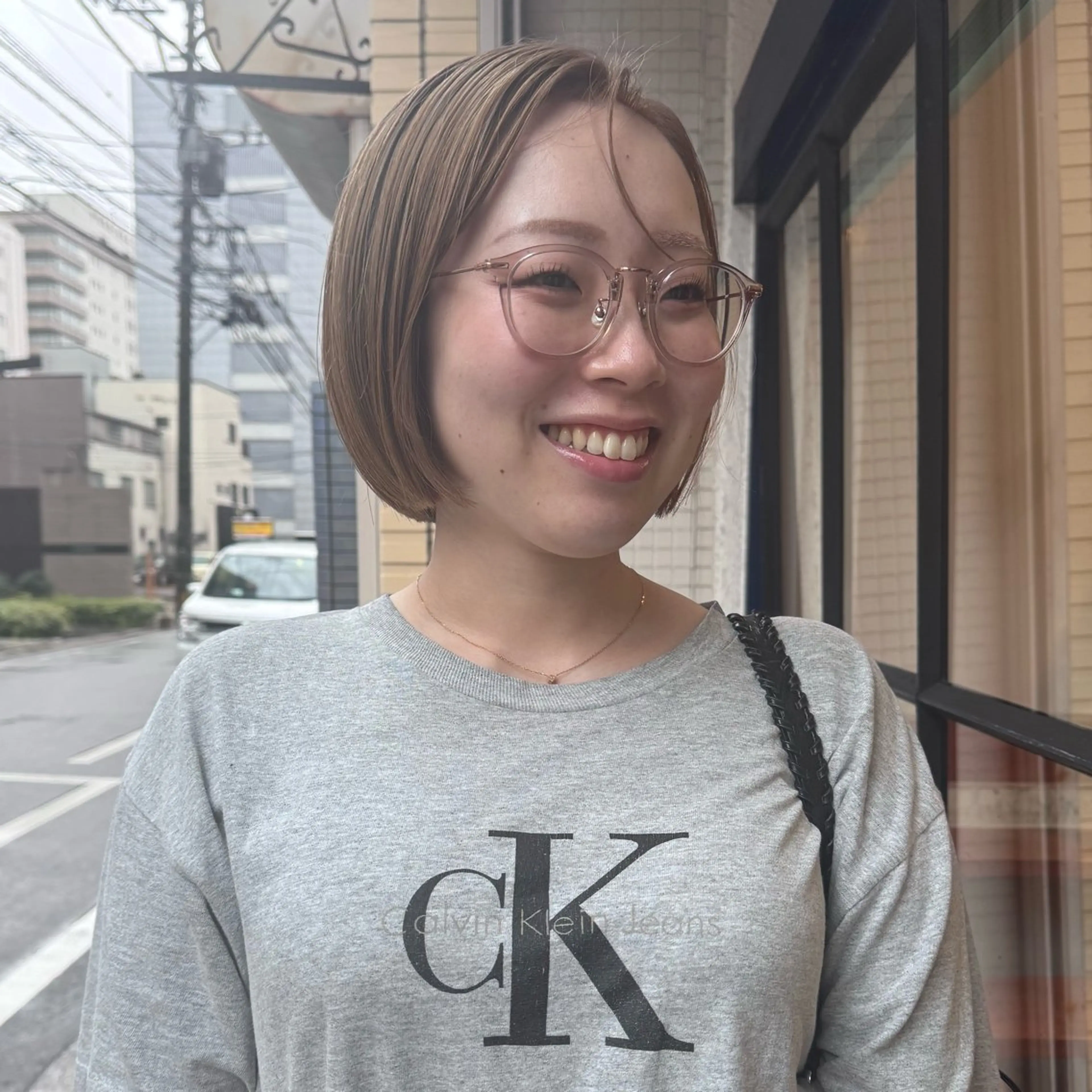 ショート カラー カット ヘアカラー トリートメント しずく/Lilu/ 博多美容室のヘアスタイル