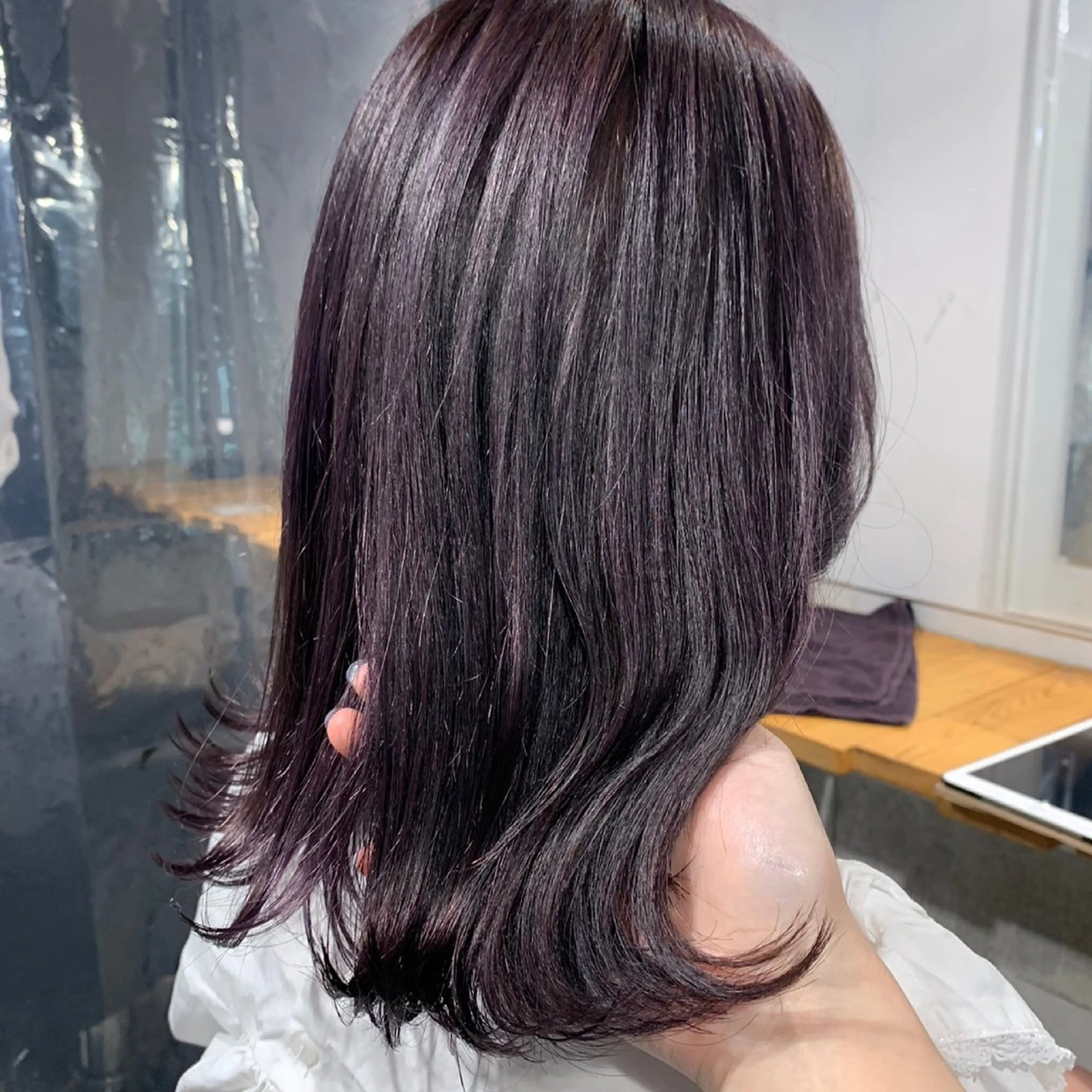 ミディアム カラー ヘアカラー トリートメント ヘッドスパ 🦋ハイトーンボブ ショート🦋トシキのヘアスタイル
