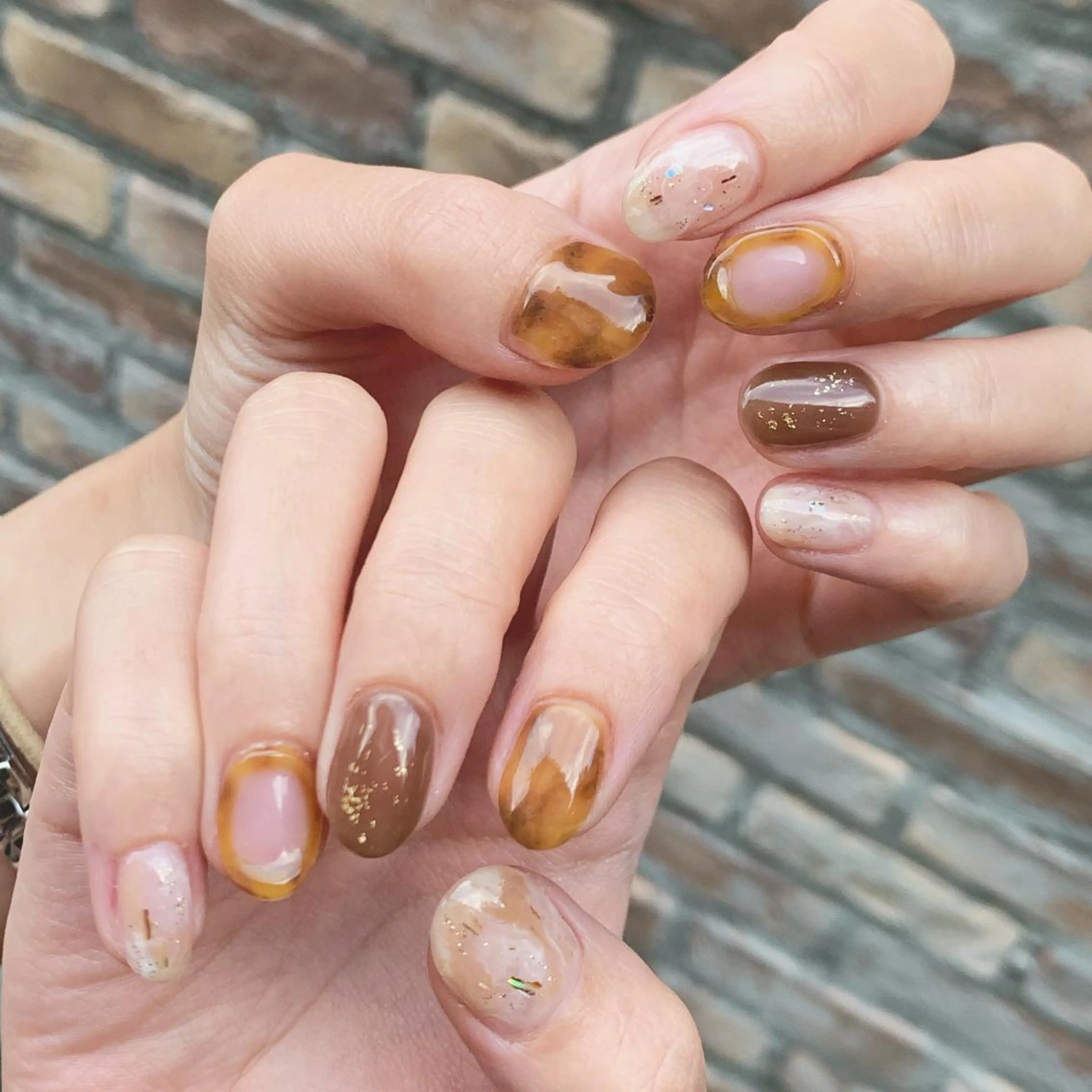ネイル 新宿ニュアンスネイル makotoのネイルデザイン